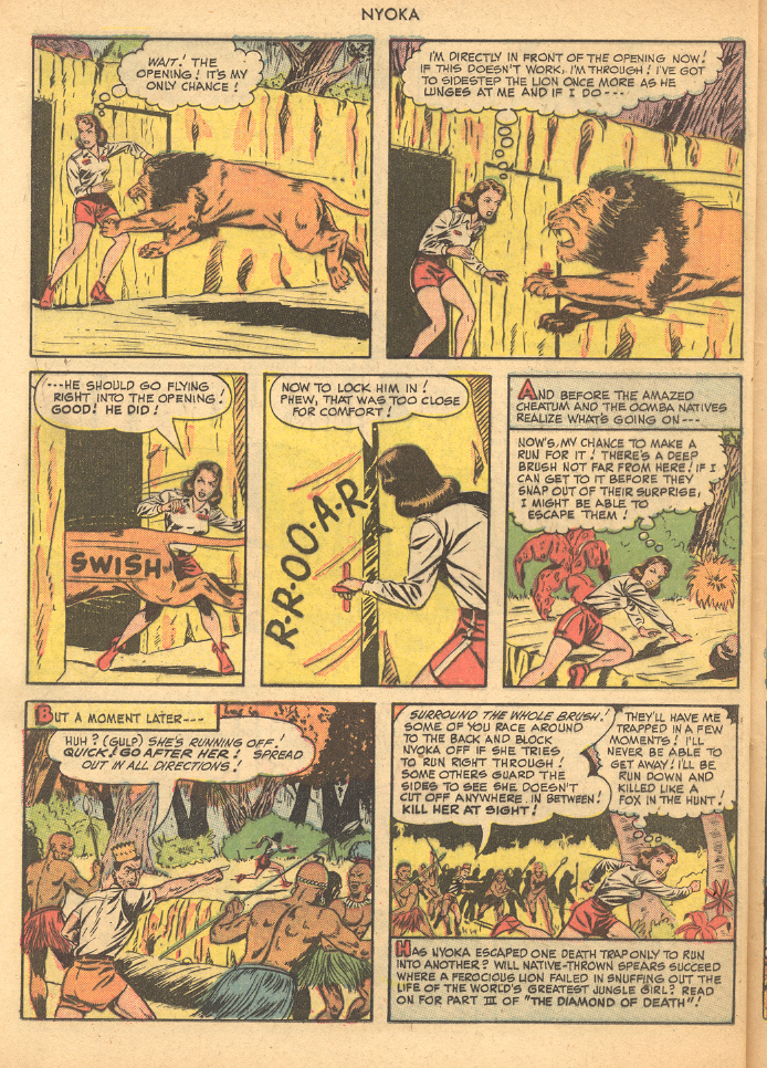 Read online Nyoka the Jungle Girl (1945) comic -  Issue #39 - 40