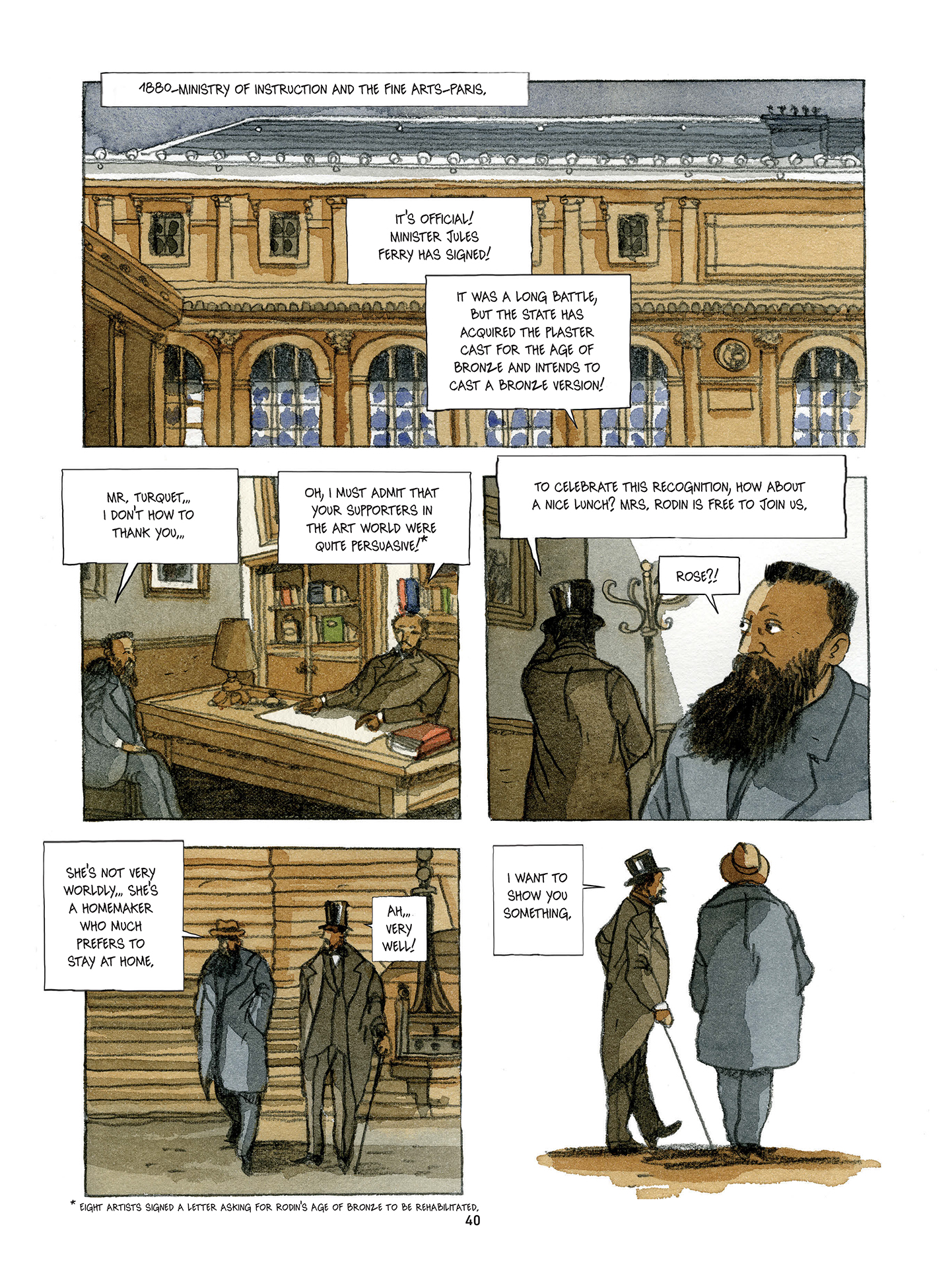 Read online Rodin: Fugit Amor, An Intimate Portrait comic -  Issue # TPB - 42