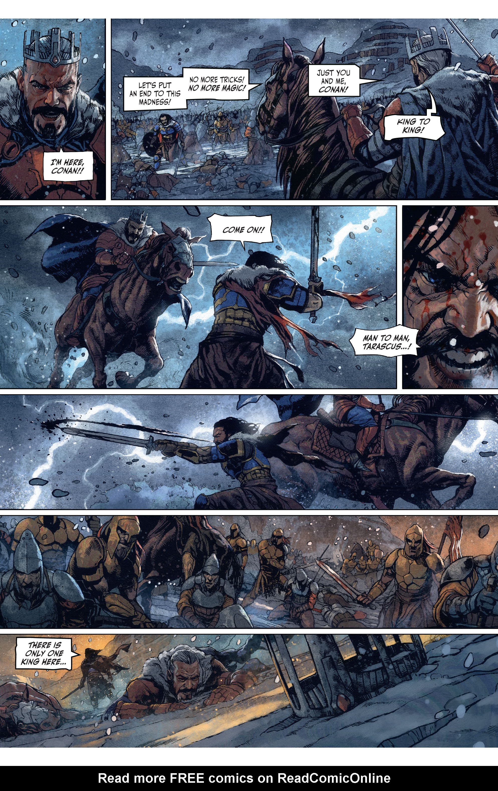 Read online The Cimmerian: Hour of the Dragon comic -  Issue #4 - 24