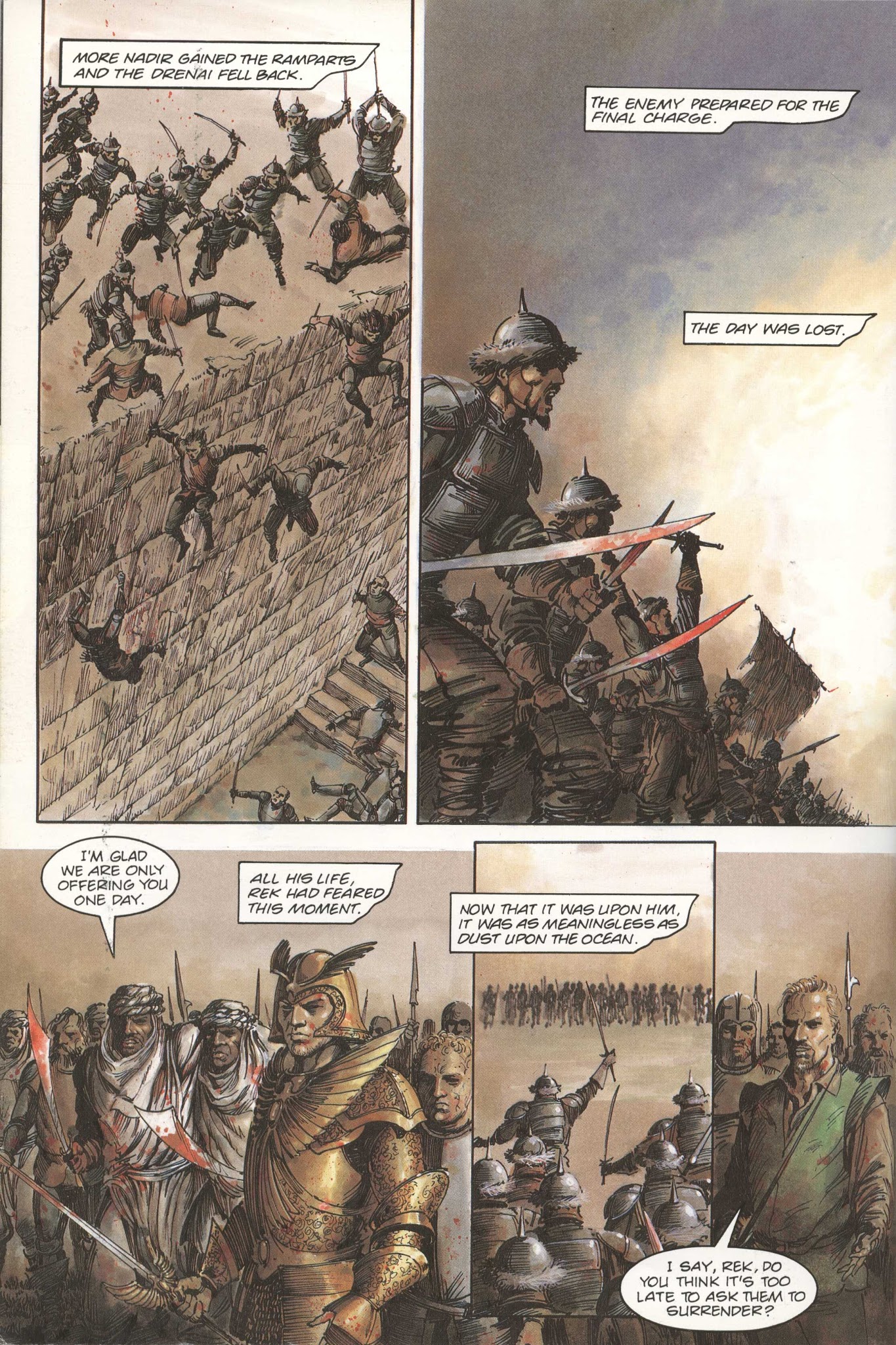 Read online David Gemmell's Legend: A Graphic Novel comic -  Issue # TPB - 93