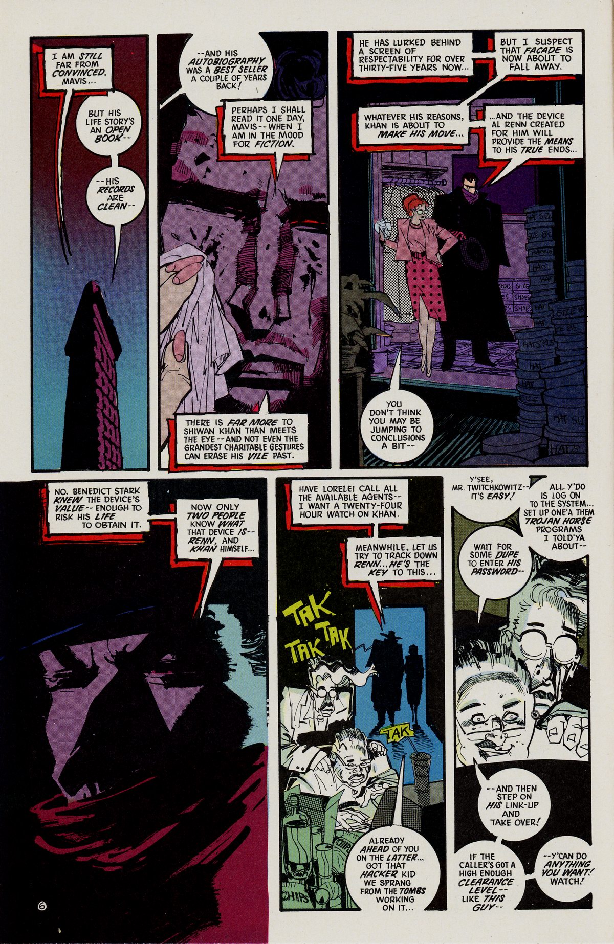 Read online The Shadow (1987) comic -  Issue #5 - 8