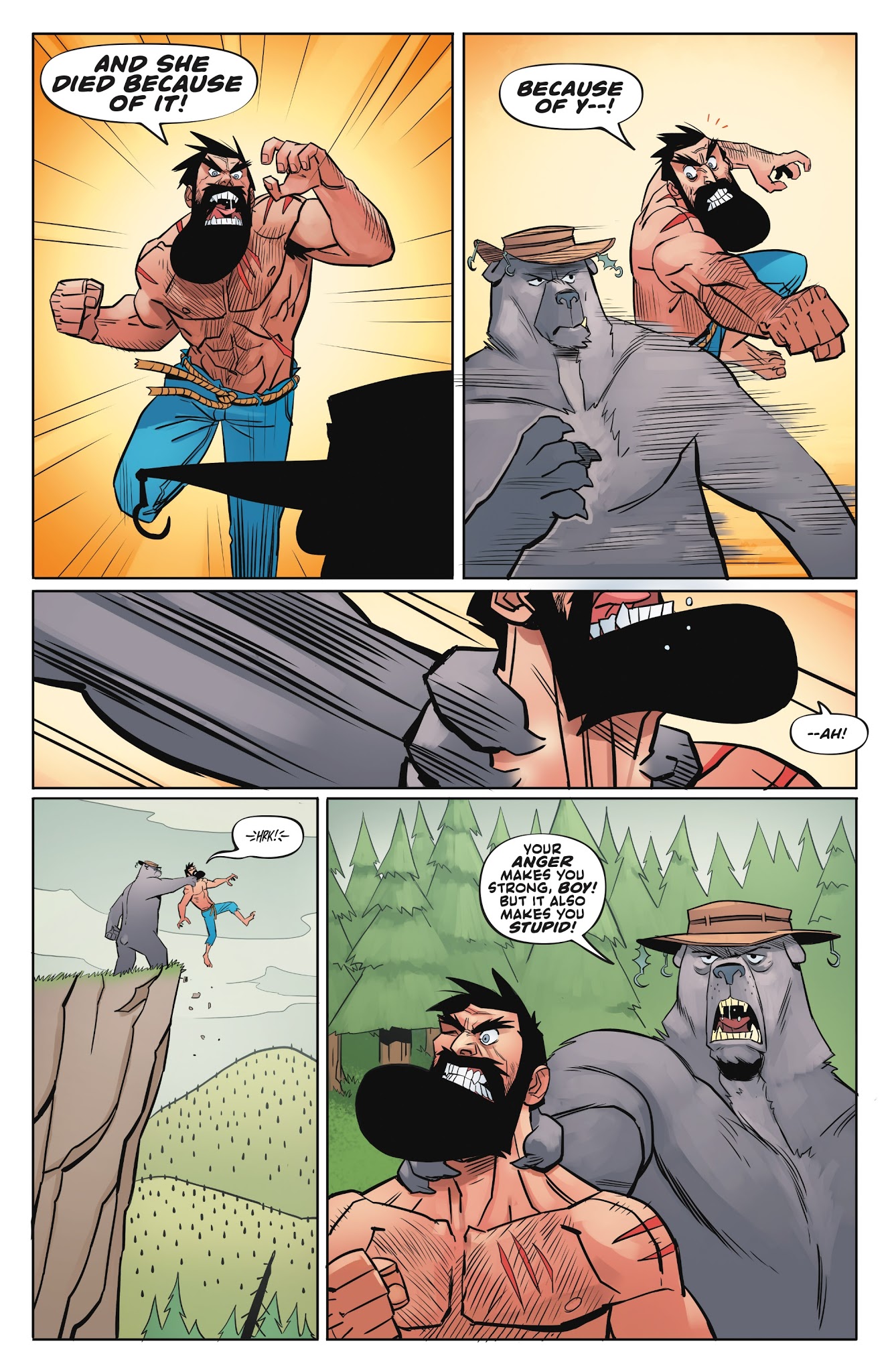 Read online Shirtless Bear-Fighter! comic -  Issue #4 - 10