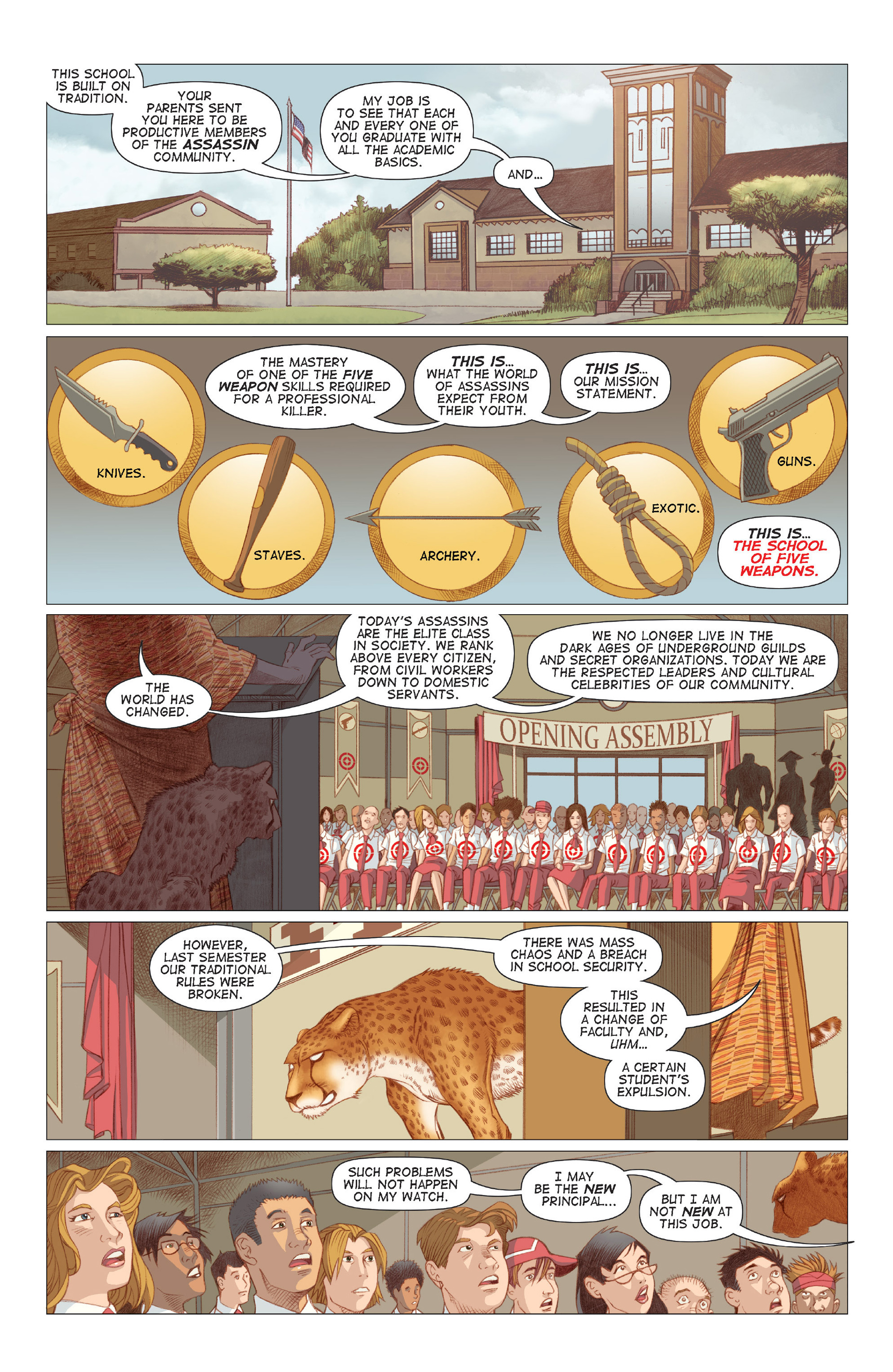 Read online Five Weapons comic -  Issue #6 - 3