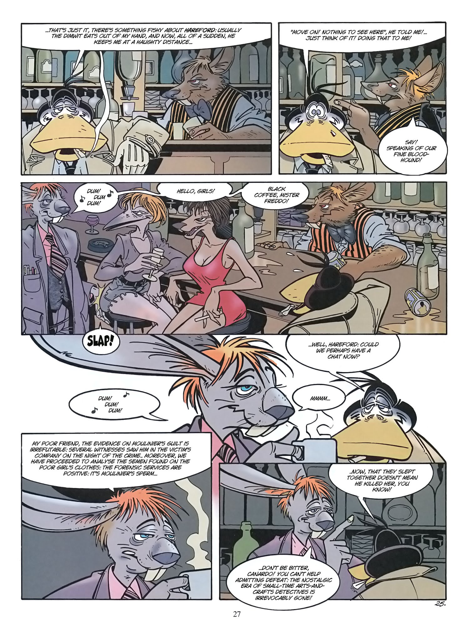 Read online Une enquête de l'inspecteur Canardo comic -  Issue #9 - 28