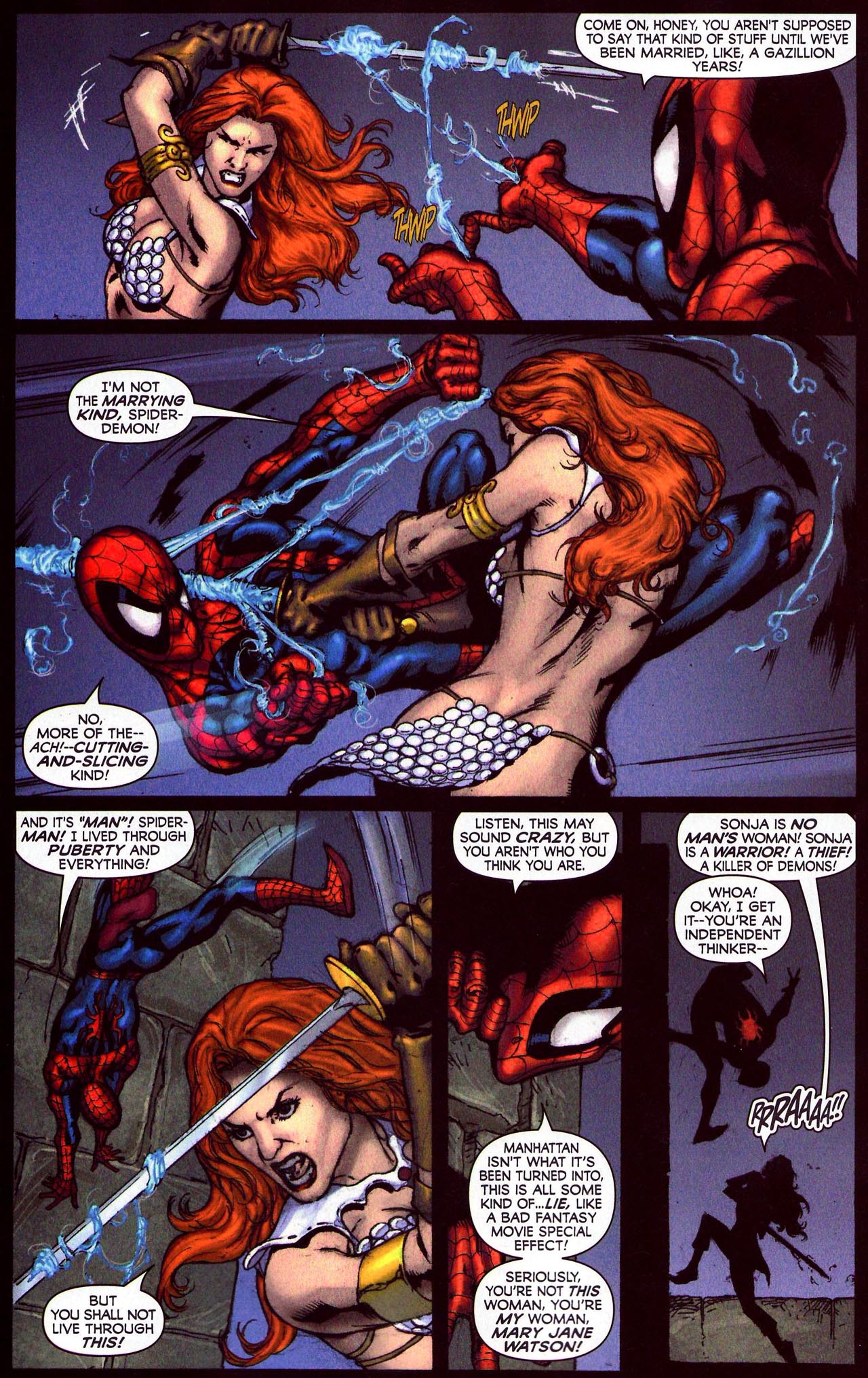 Read online Spider-Man/Red Sonja comic -  Issue #2 - 8