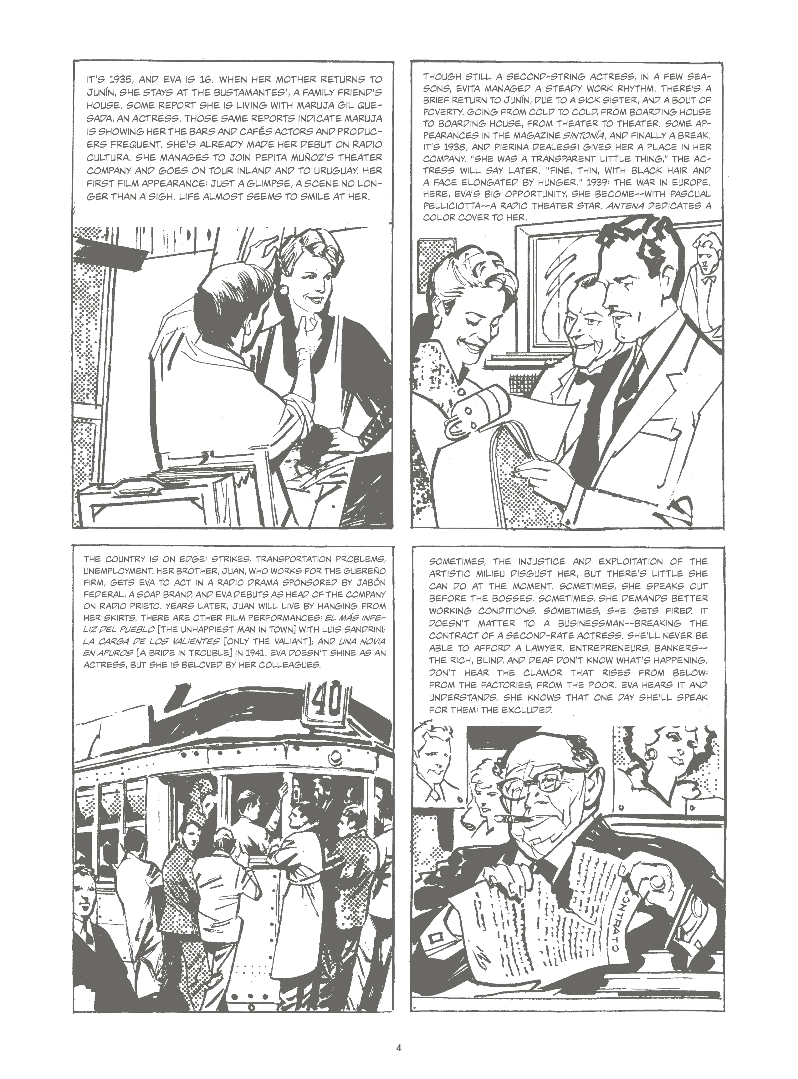 Read online Evita, the Life and Work of Eva Perón comic -  Issue # TPB - 9