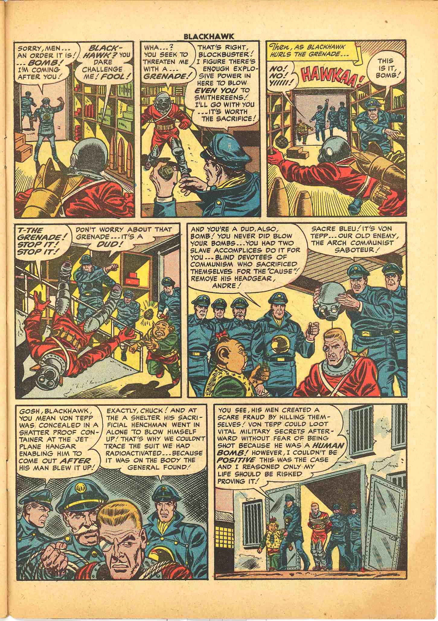 Read online Blackhawk (1957) comic -  Issue #79 - 33