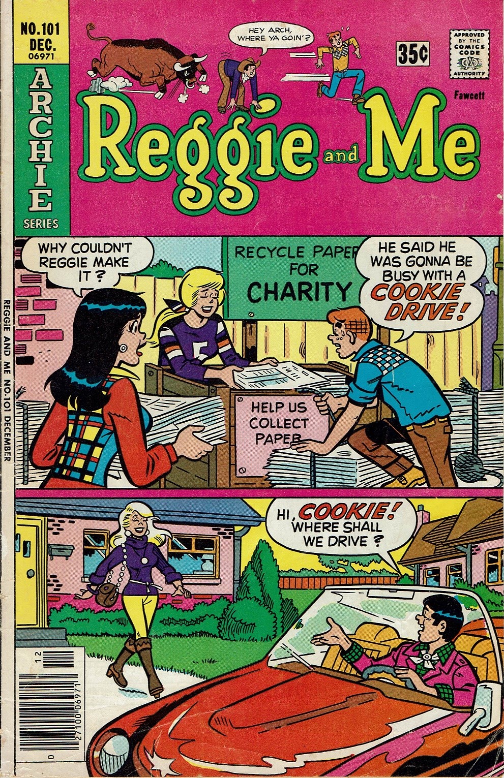 Read online Reggie and Me (1966) comic -  Issue #101 - 1