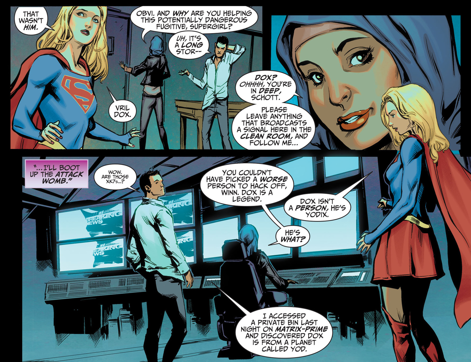 Read online Adventures of Supergirl comic -  Issue #5 - 7