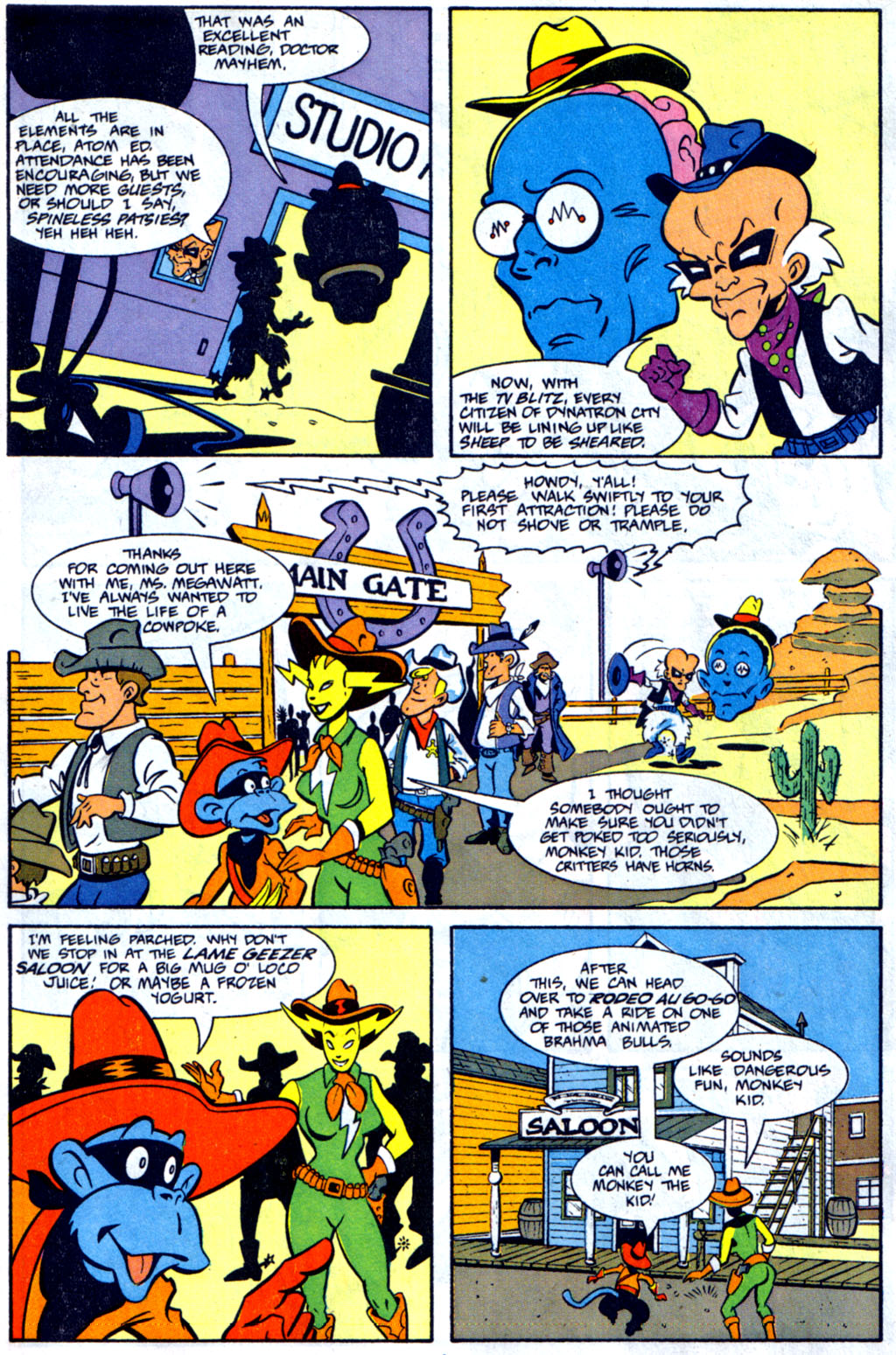 Read online Defenders of Dynatron City comic -  Issue #3 - 4