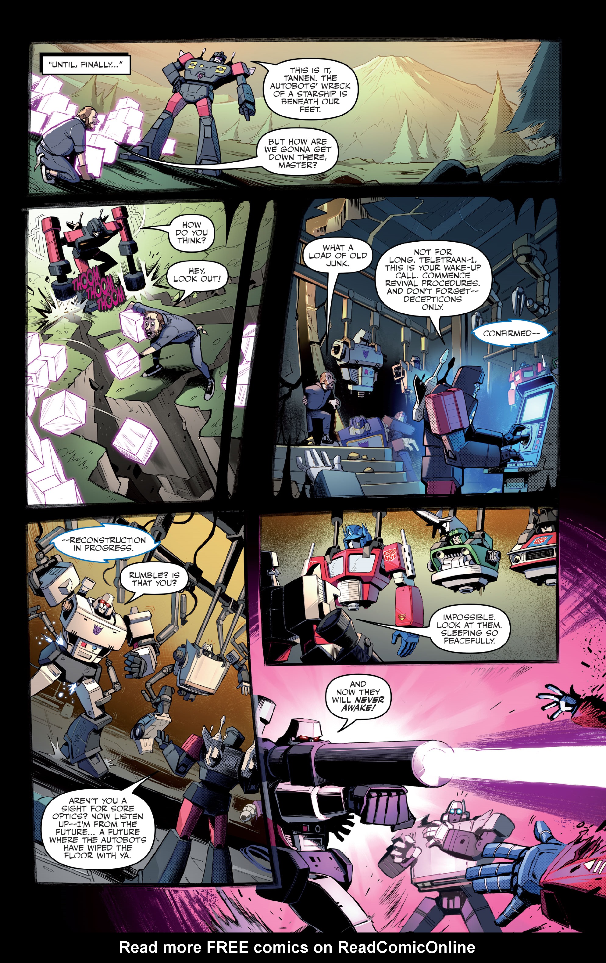 Read online Transformers: Back to the Future comic -  Issue #2 - 17