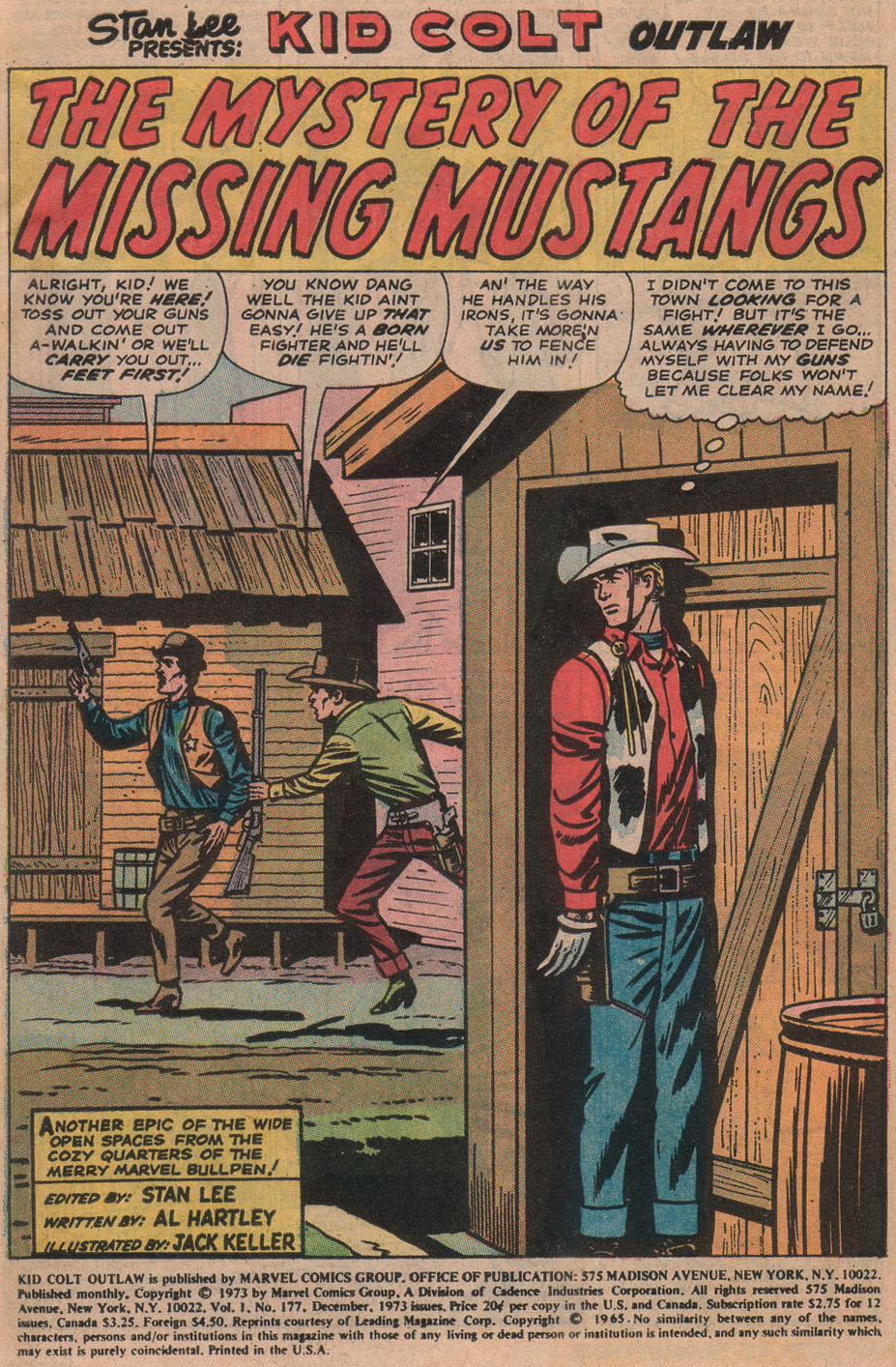 Read online Kid Colt Outlaw comic -  Issue #177 - 3