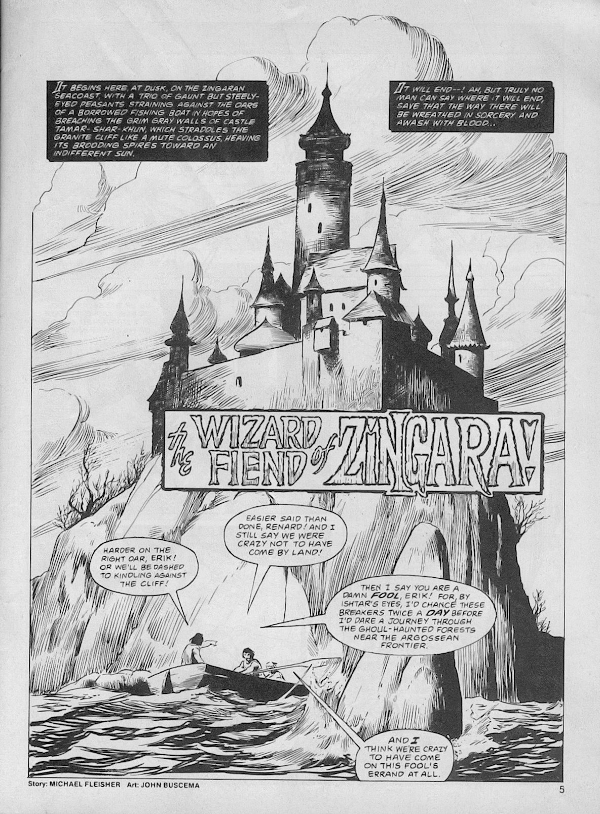 Read online The Savage Sword Of Conan comic -  Issue #61 - 5