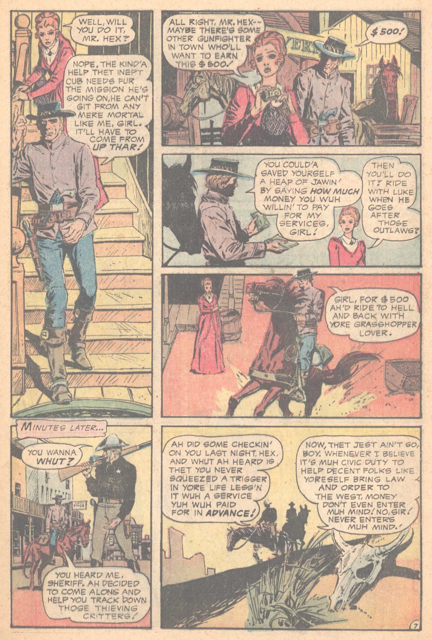 Read online Weird Western Tales (1972) comic -  Issue #16 - 21