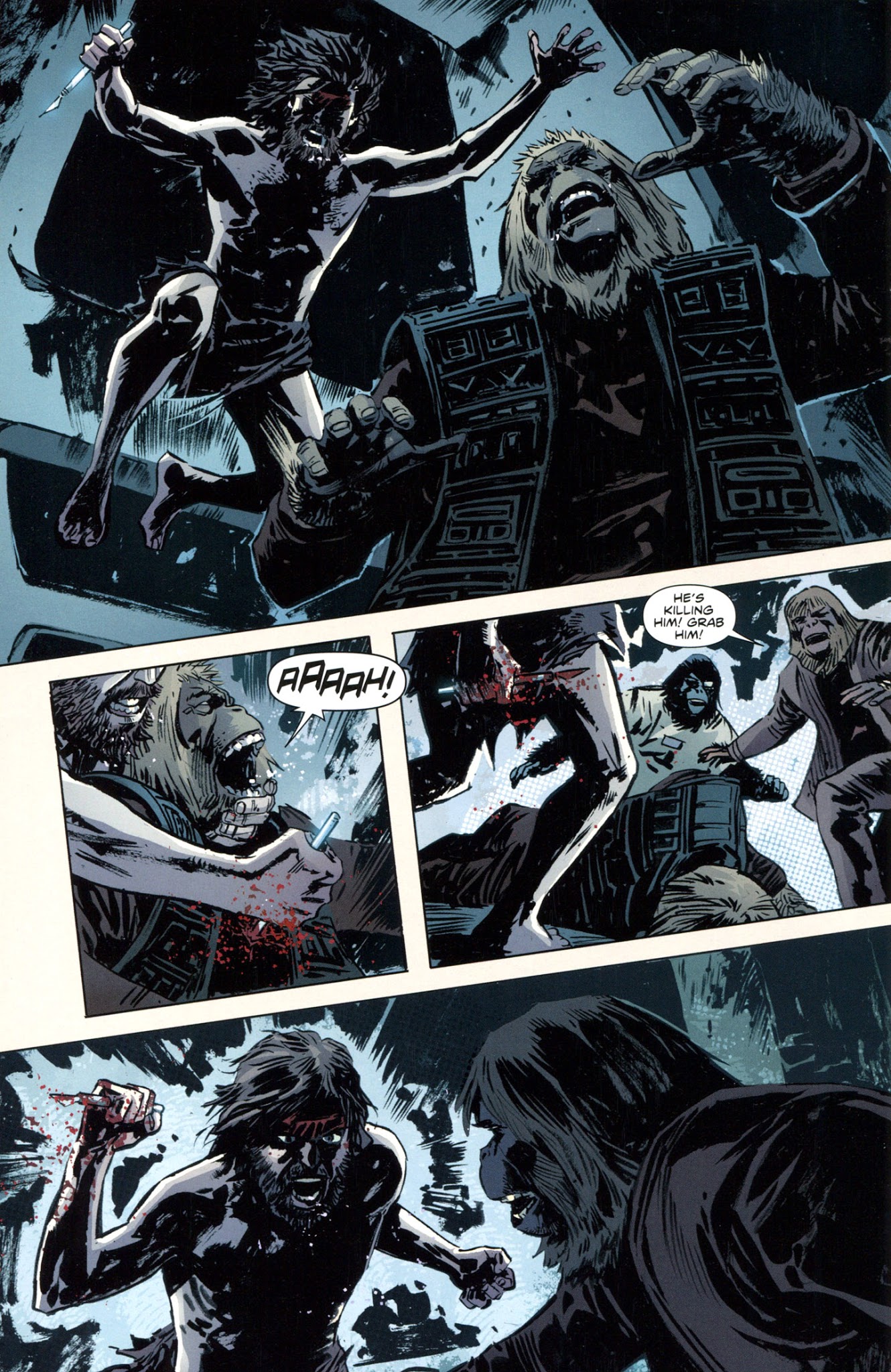 Read online Betrayal of the Planet of the Apes comic -  Issue #4 - 22