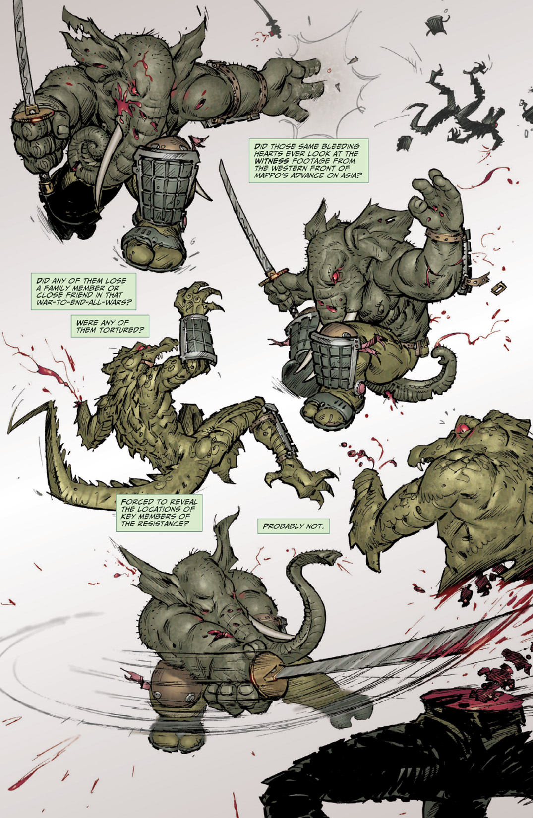 Read online Elephantmen comic -  Issue #21 - 22