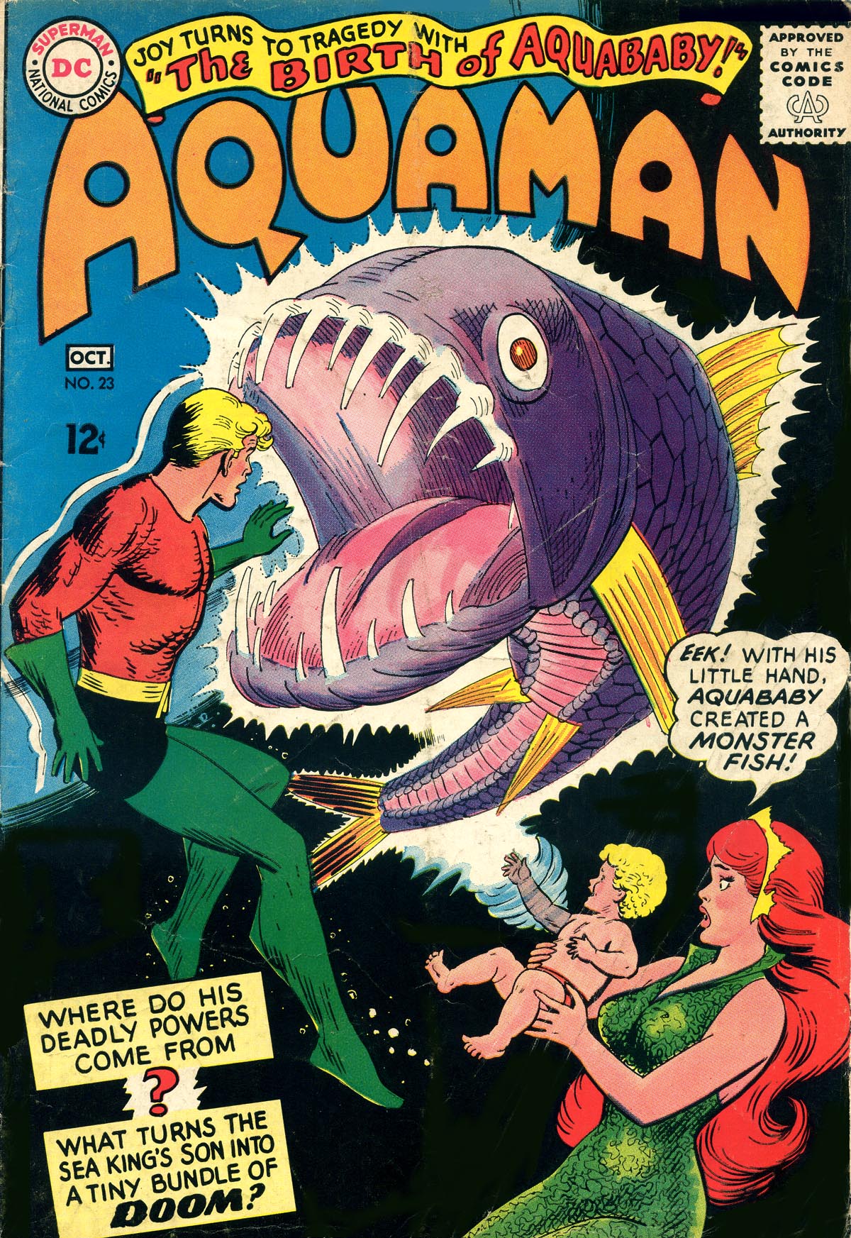 Read online Aquaman (1962) comic -  Issue #23 - 1