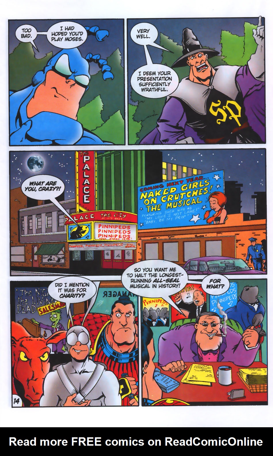 Read online The Tick's Big Xmas Trilogy comic -  Issue #1 - 16