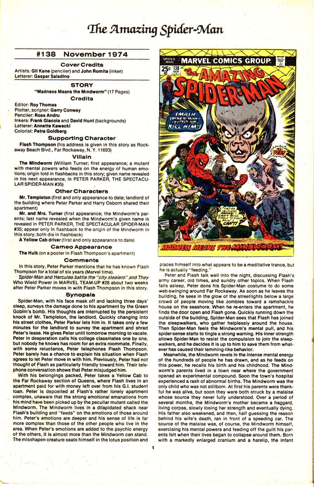 Read online The Official Marvel Index to The Amazing Spider-Man comic -  Issue #6 - 3