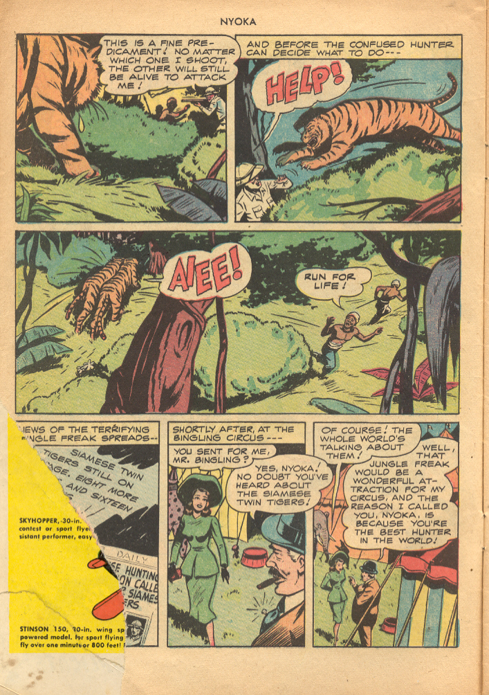 Read online Nyoka the Jungle Girl (1945) comic -  Issue #23 - 4