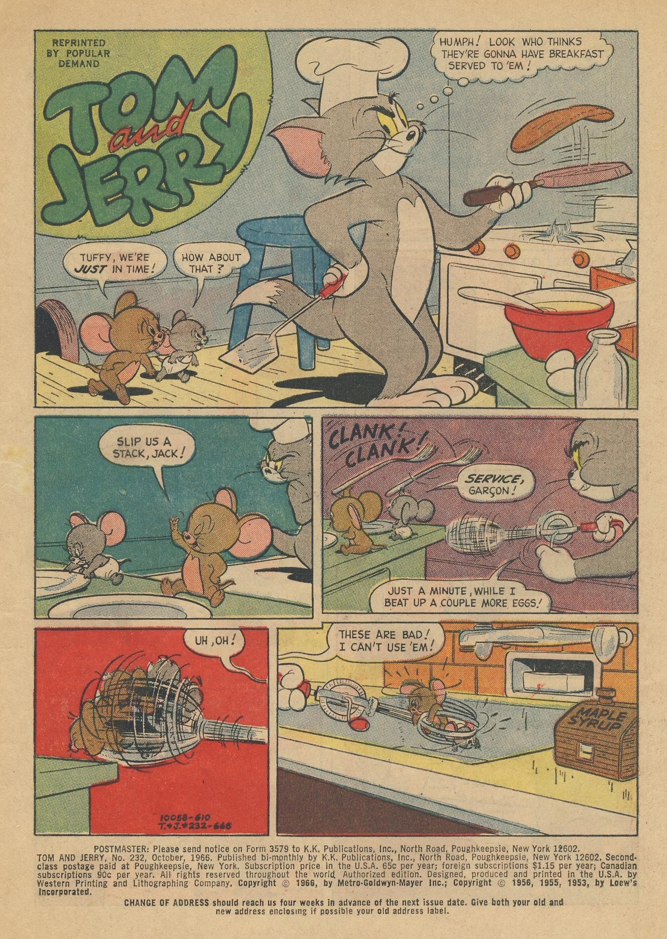 Read online Tom and Jerry comic -  Issue #232 - 3