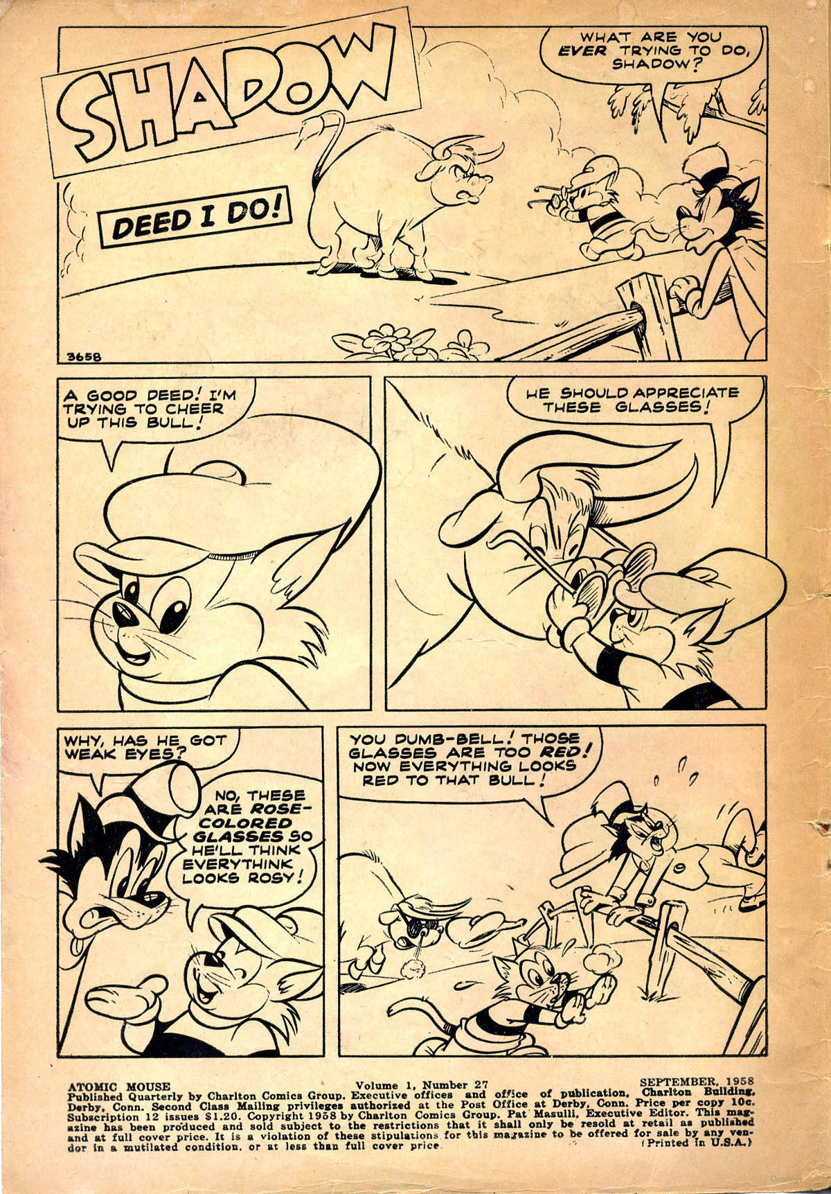 Read online Atomic Mouse comic -  Issue #27 - 2