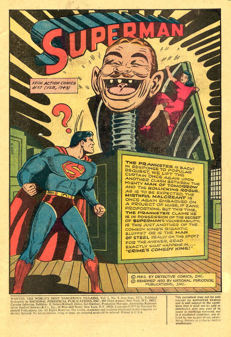 Read online Wanted, the World's Most Dangerous Villains comic -  Issue #9 - 3