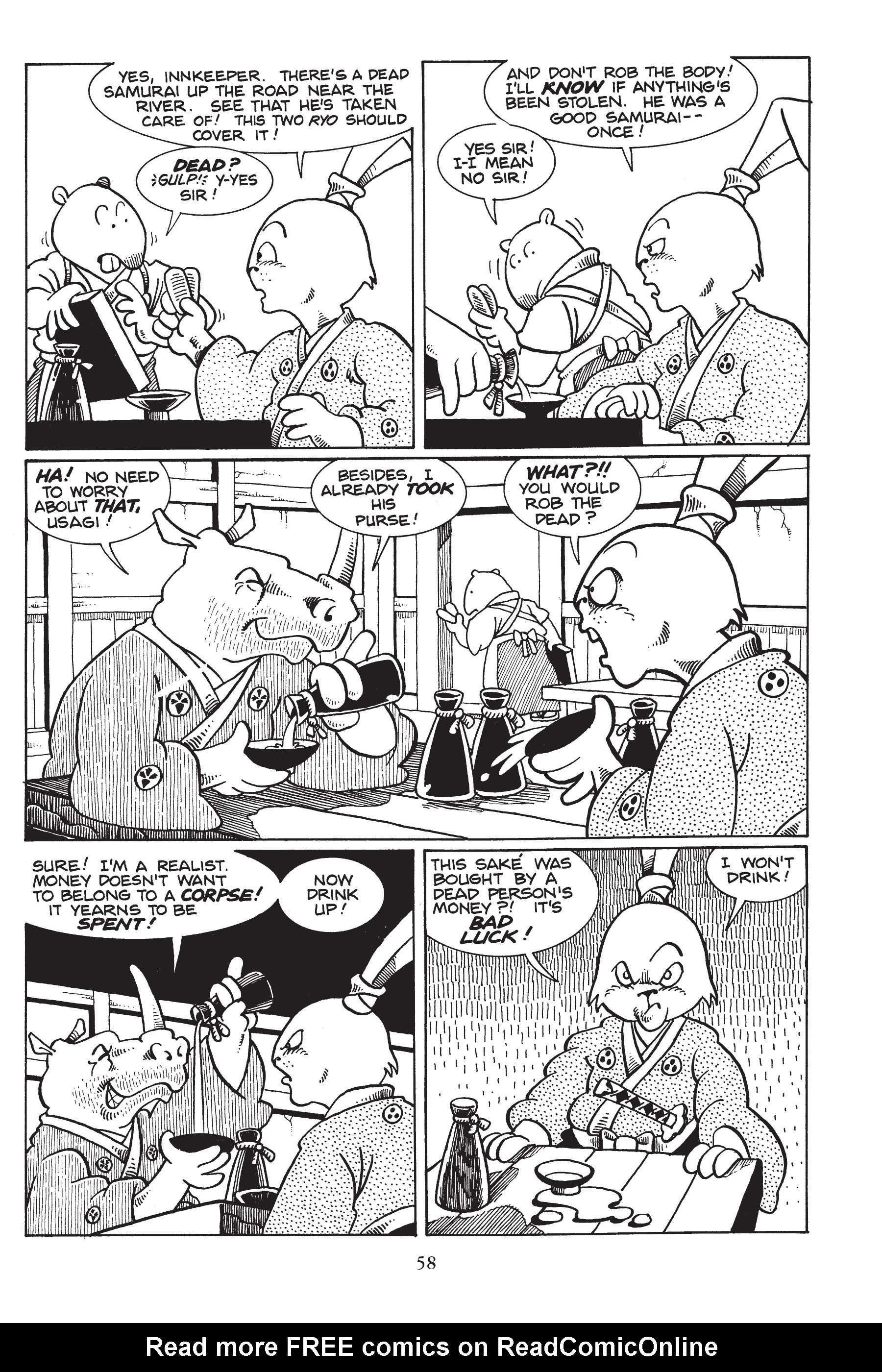 Read online Usagi Yojimbo (1987) comic -  Issue # _TPB 2 - 60