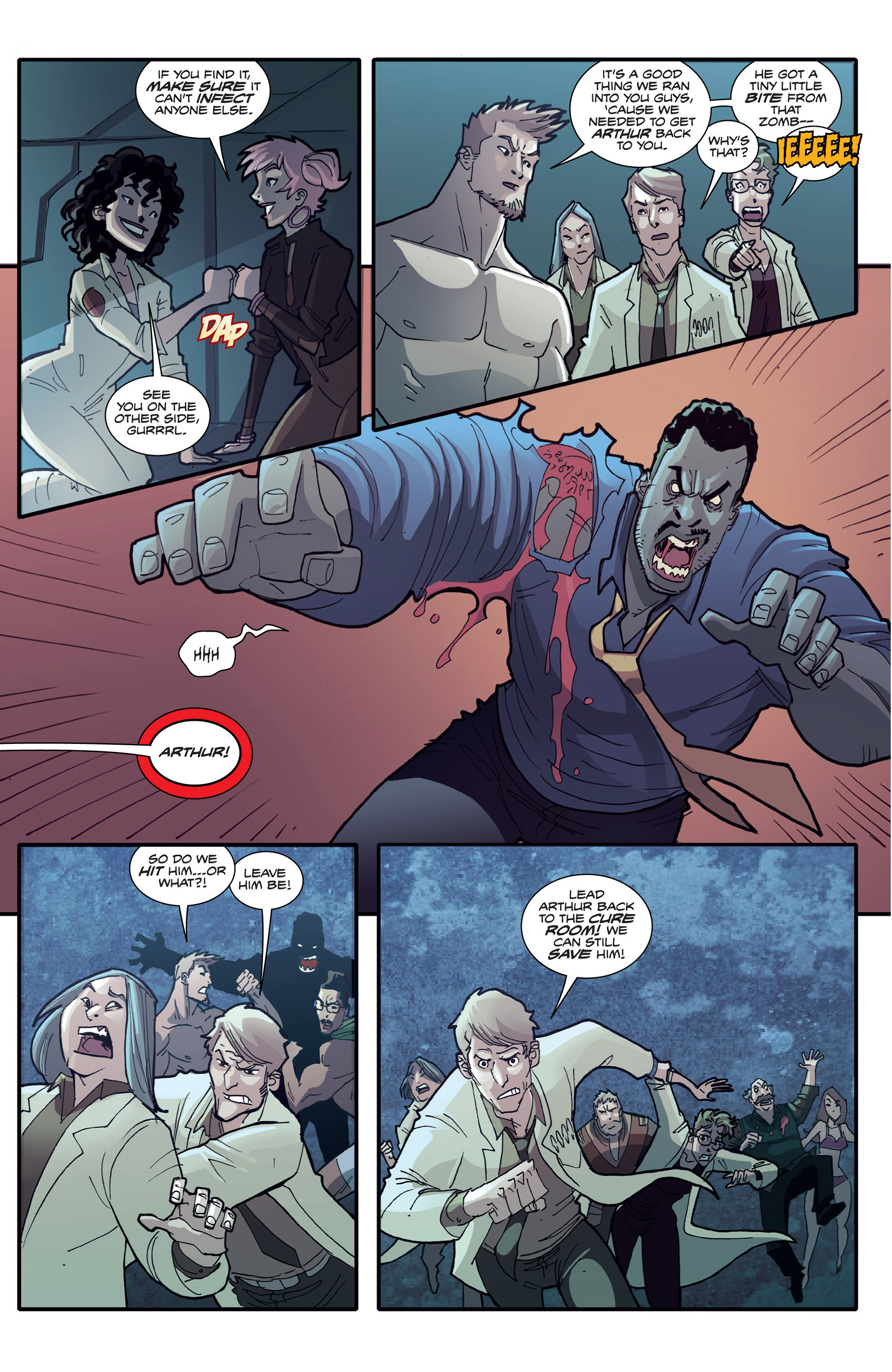 Read online Fanboys vs. Zombies comic -  Issue #15 - 16