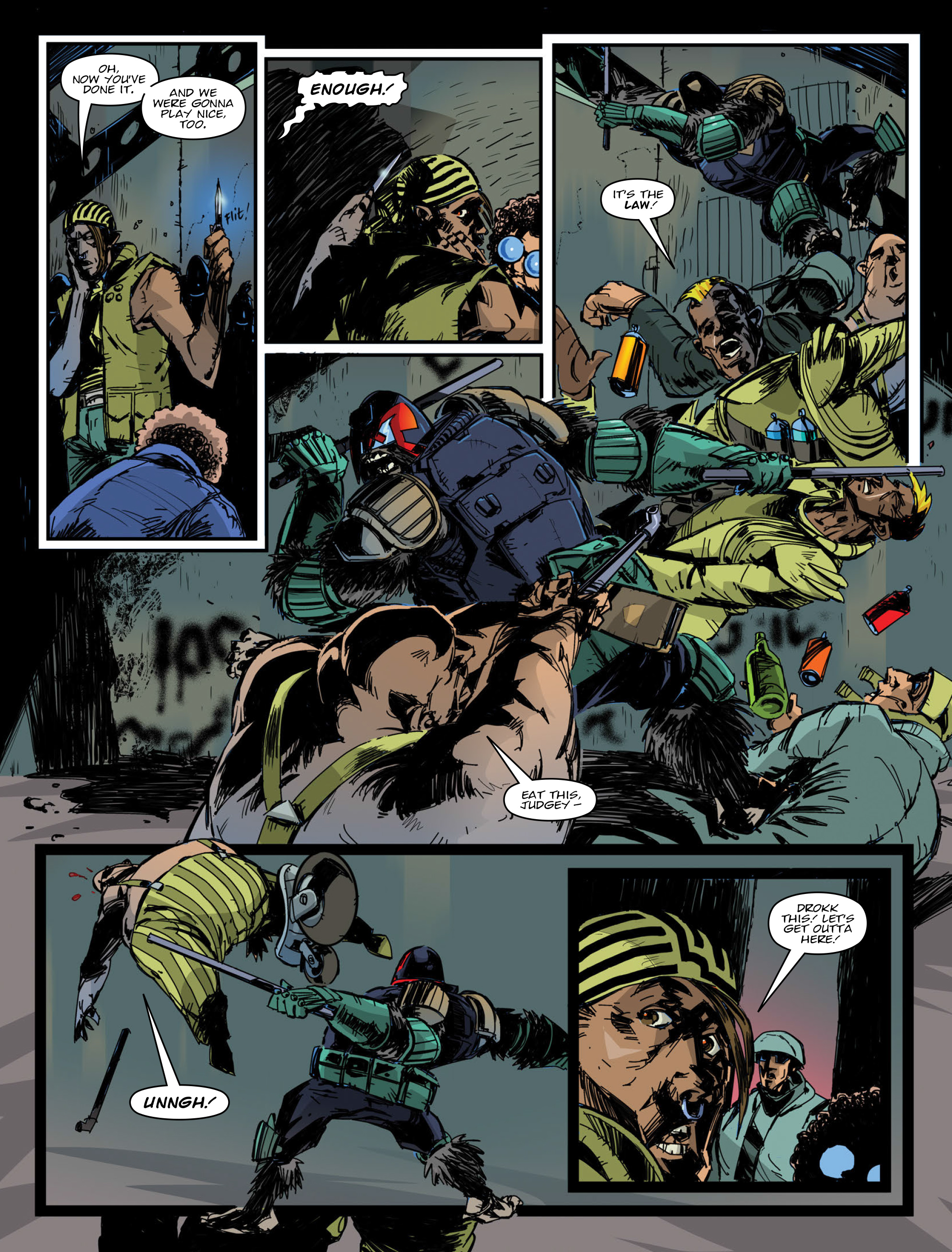 Read online Judge Dredd Megazine (Vol. 5) comic -  Issue #376 - 6
