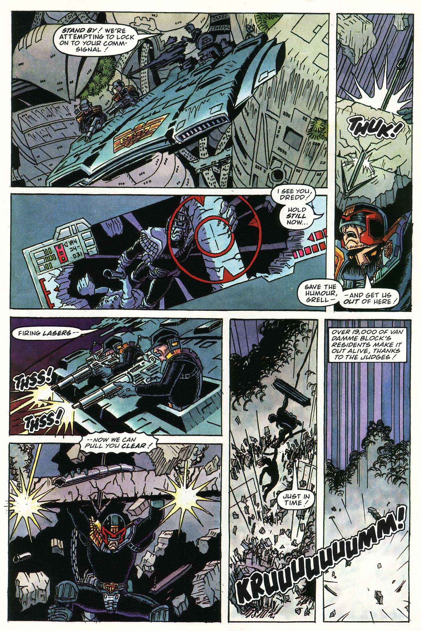 Read online Judge Dredd Lawman of the Future comic -  Issue #7 - 21