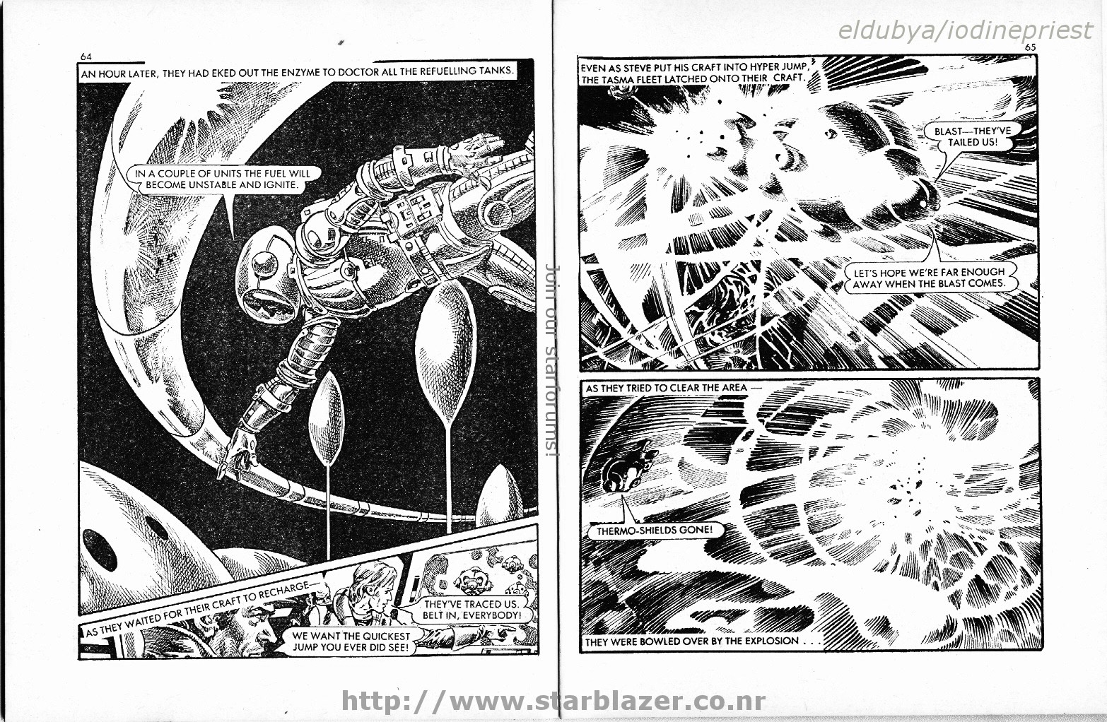 Read online Starblazer comic -  Issue #154 - 34