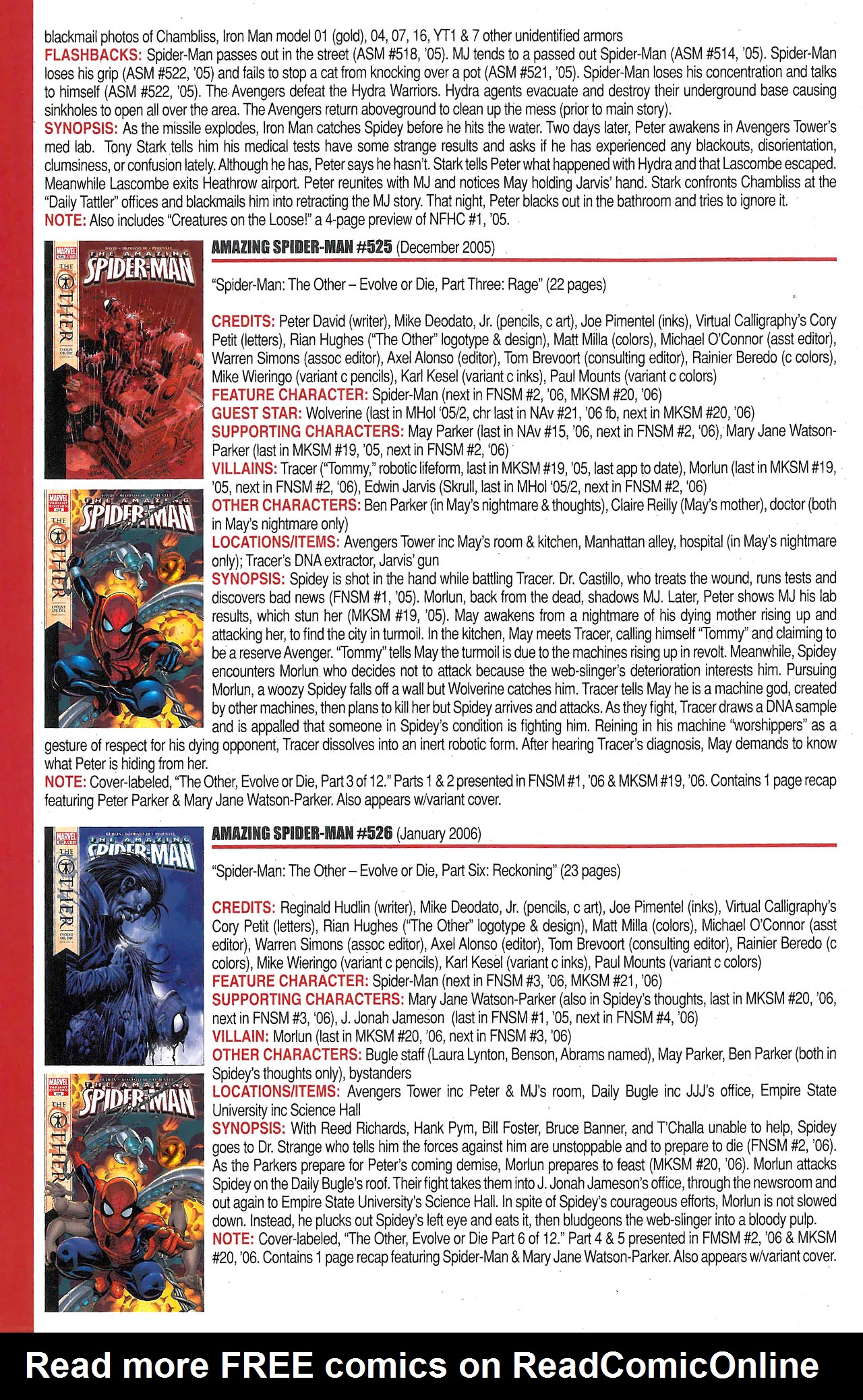Read online Official Index to the Marvel Universe comic -  Issue #12 - 22