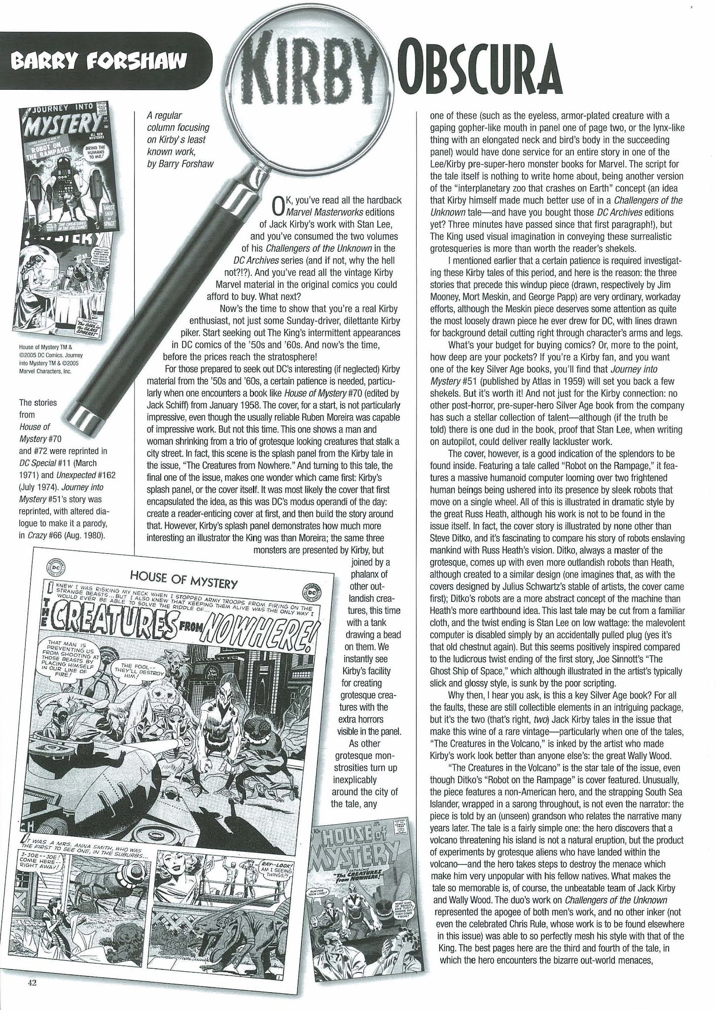 Read online The Jack Kirby Collector comic -  Issue #44 - 44