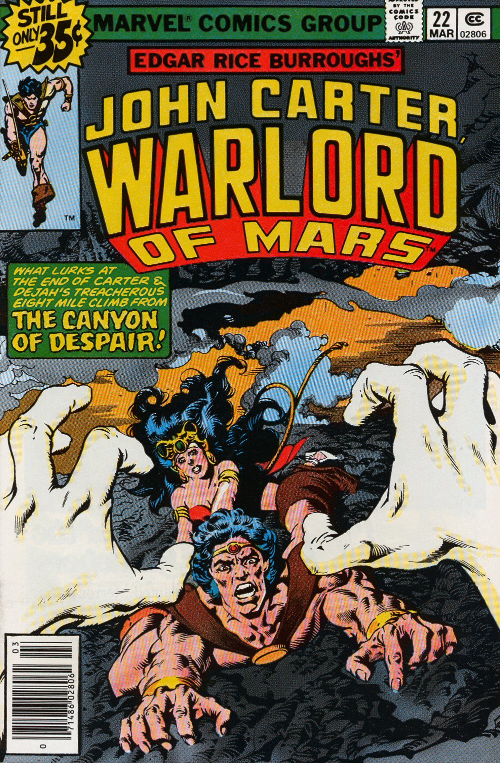 Read online John Carter Warlord of Mars comic -  Issue #22 - 1