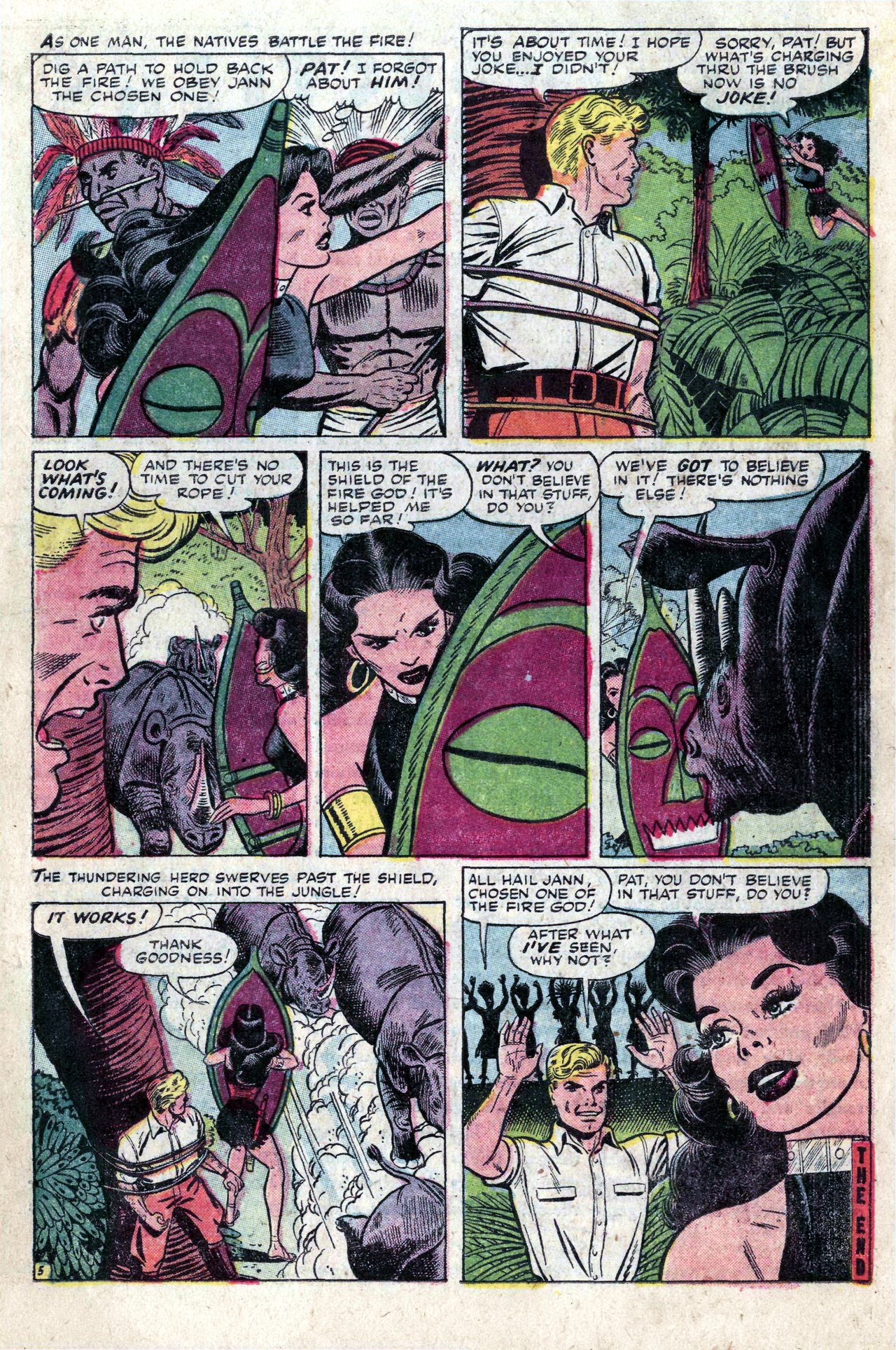 Read online Jann of the Jungle comic -  Issue #13 - 7