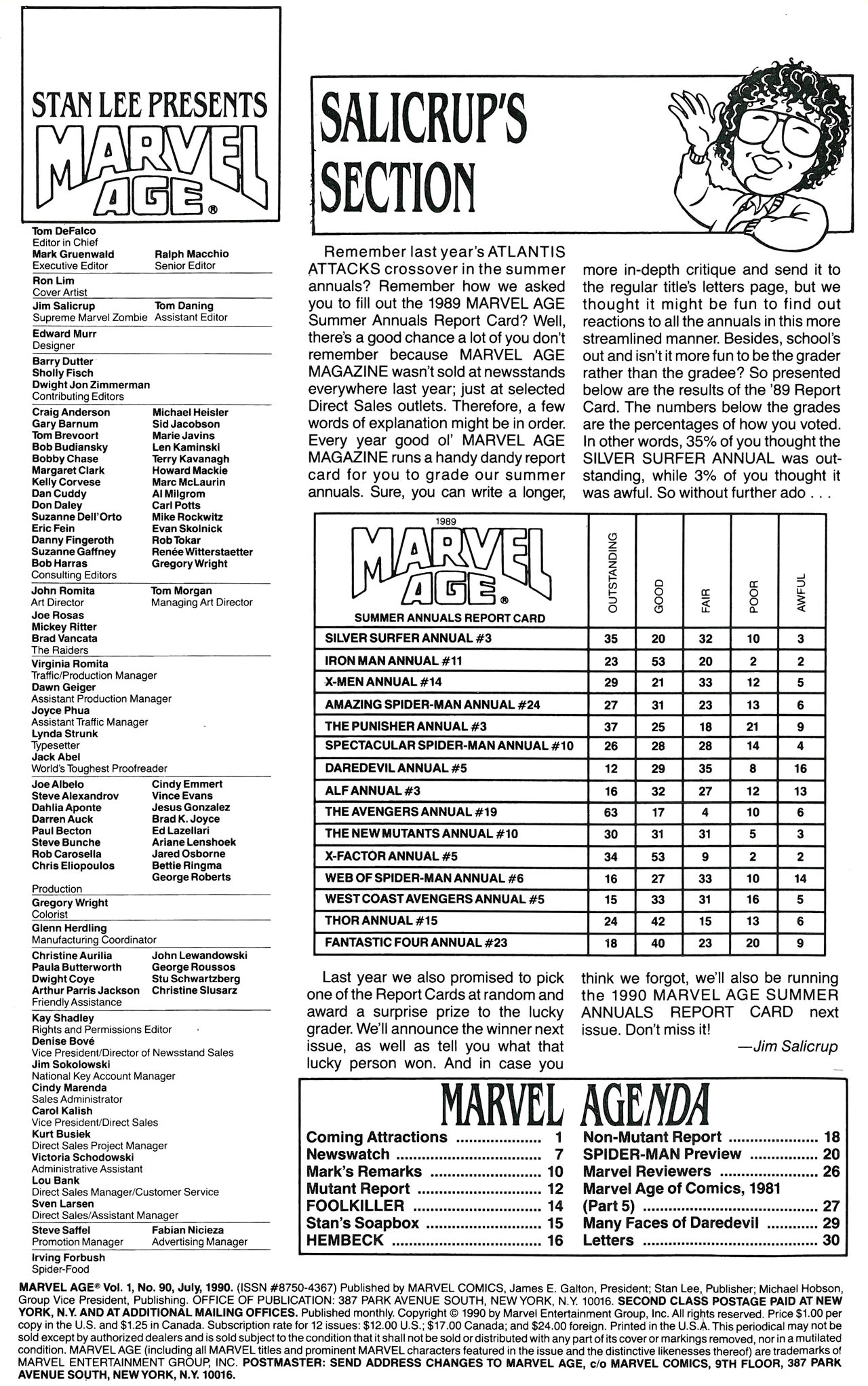 Read online Marvel Age comic -  Issue #90 - 2