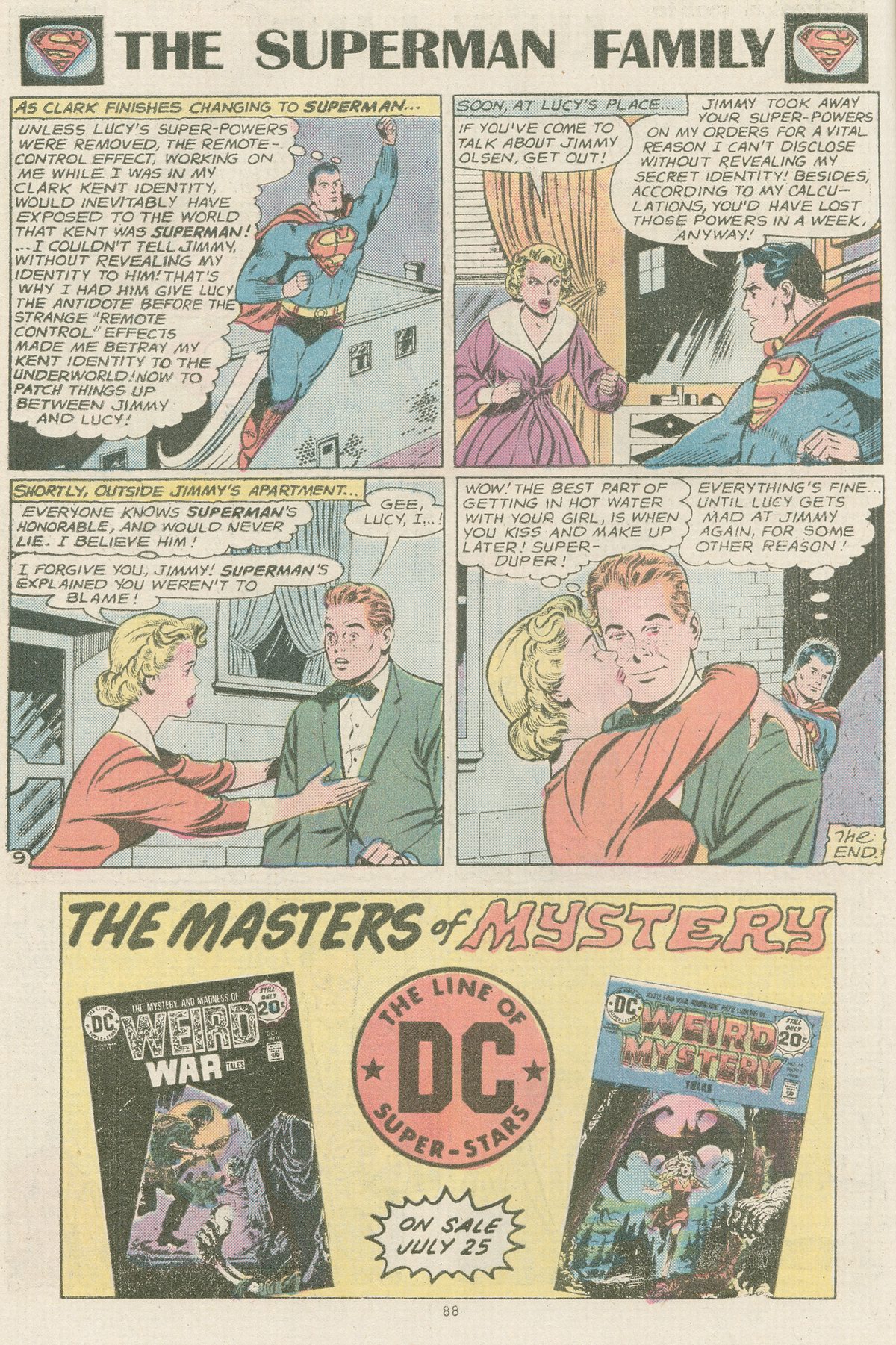 Read online The Superman Family comic -  Issue #167 - 88