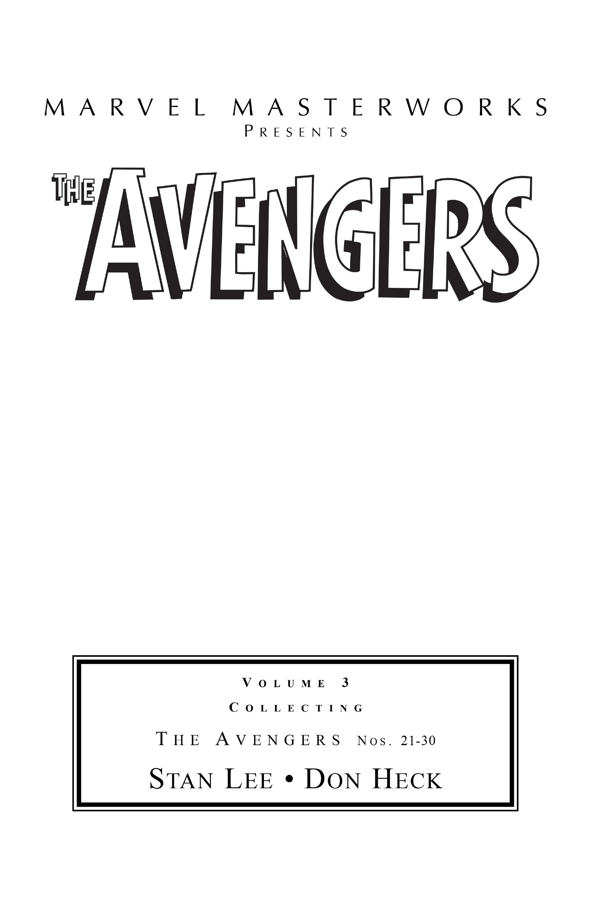 Read online Marvel Masterworks: The Avengers comic -  Issue # TPB 3 (Part 1) - 2