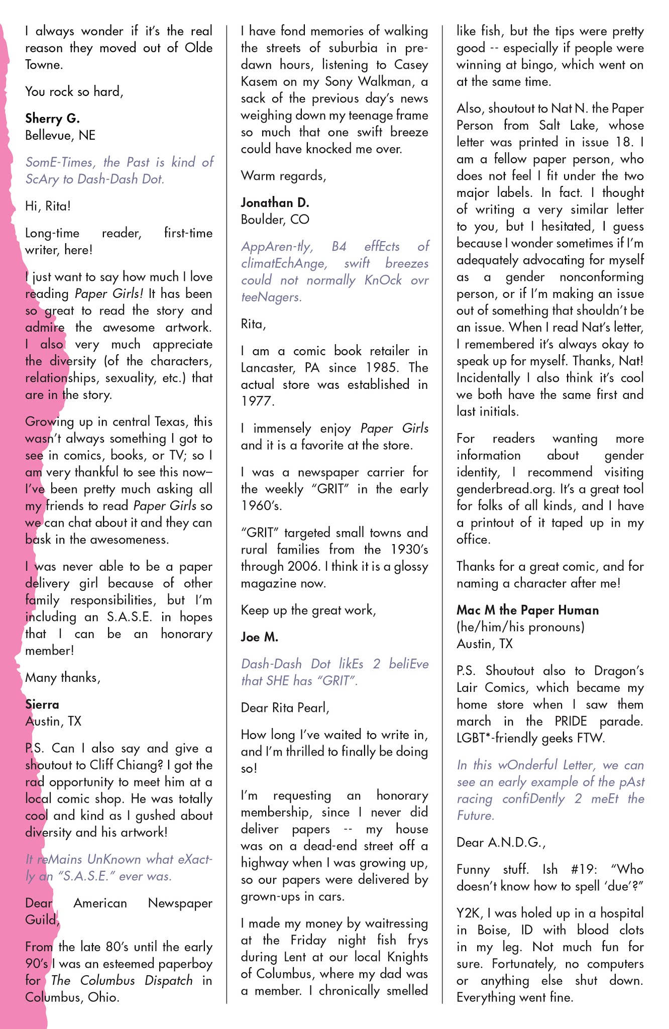 Read online Paper Girls comic -  Issue #21 - 28