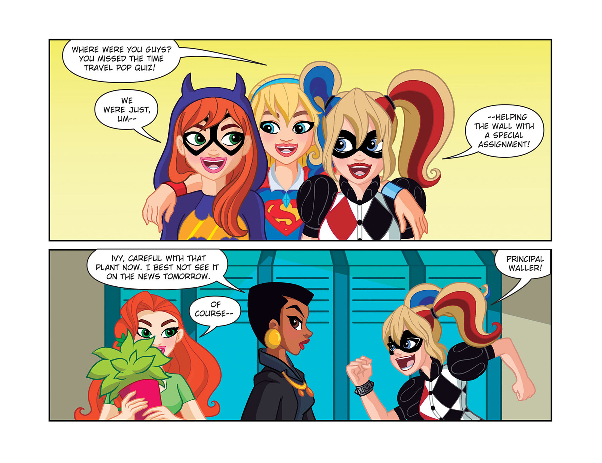 Read online DC Super Hero Girls: Past Times at Super Hero High comic -  Issue #12 - 21