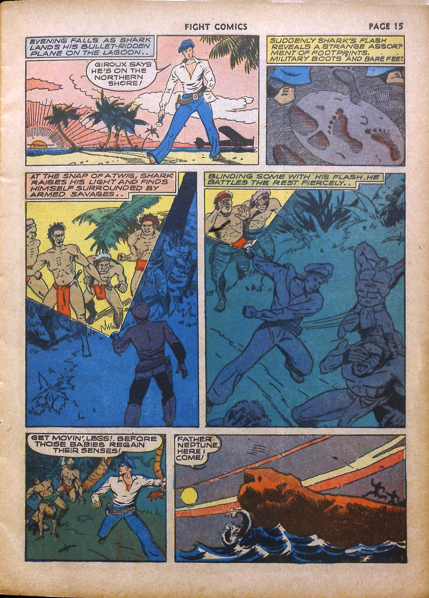 Read online Fight Comics comic -  Issue #14 - 17