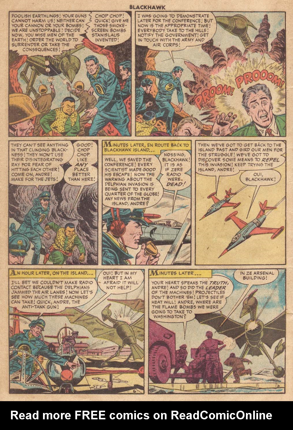 Read online Blackhawk (1957) comic -  Issue #100 - 8