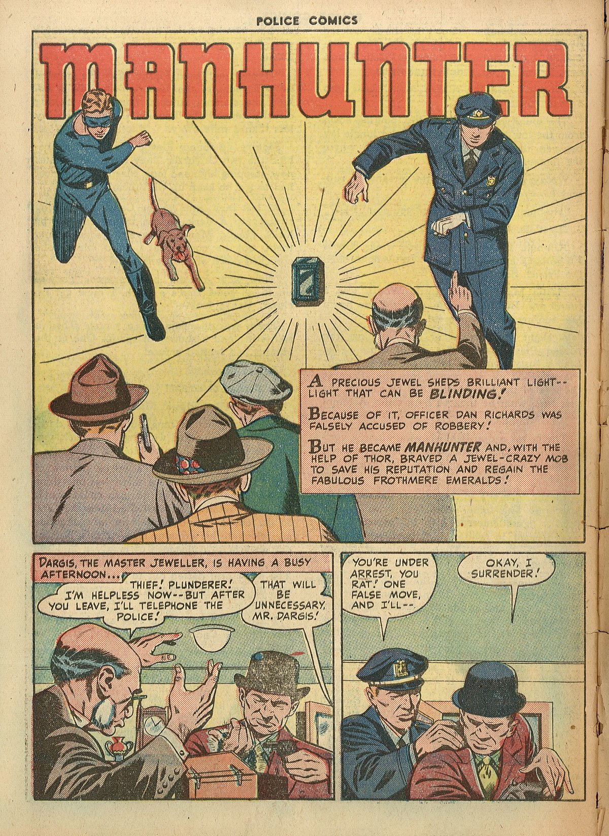 Read online Police Comics comic -  Issue #79 - 42