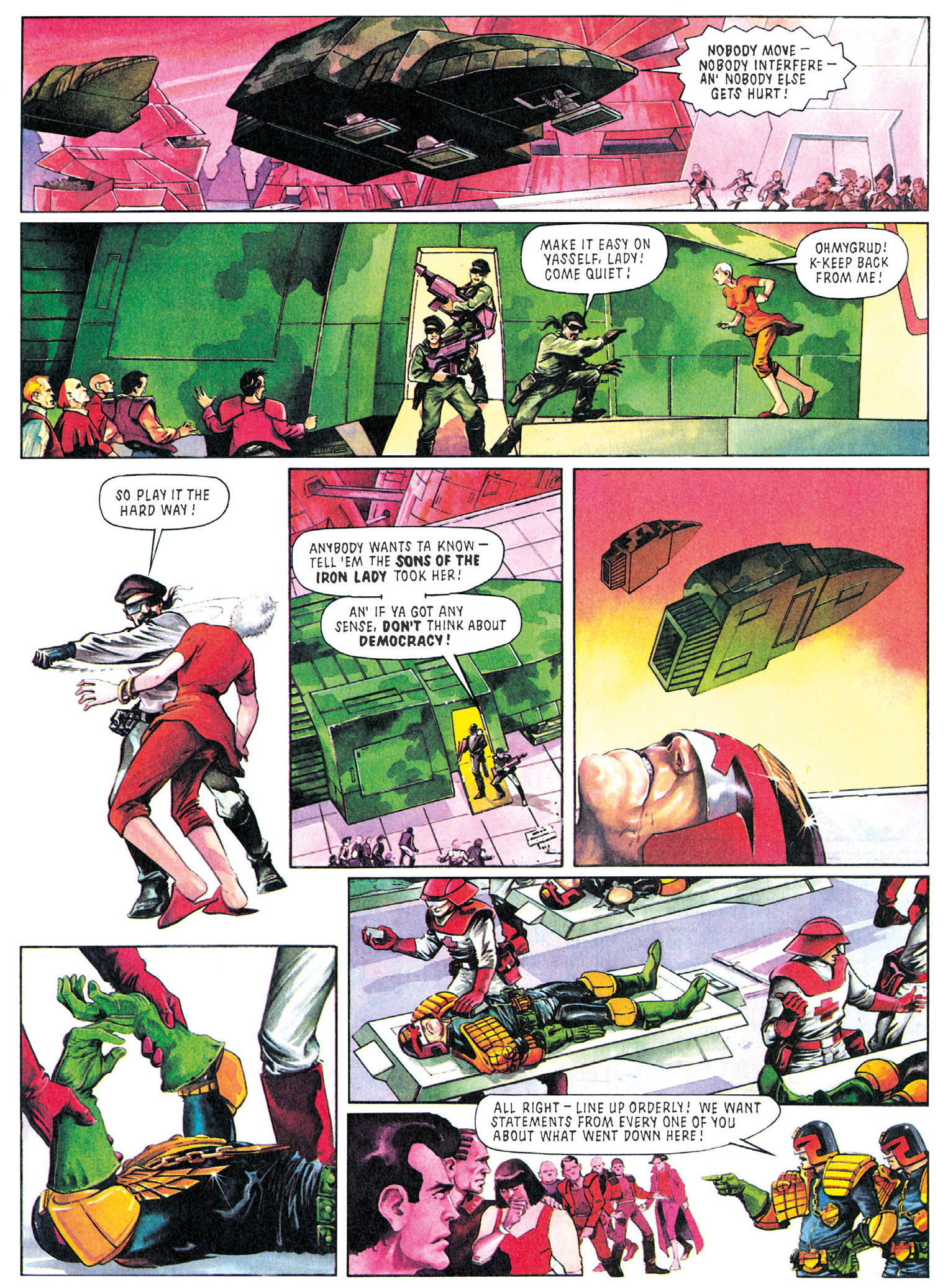 Read online Essential Judge Dredd: America comic -  Issue # TPB (Part 1) - 40