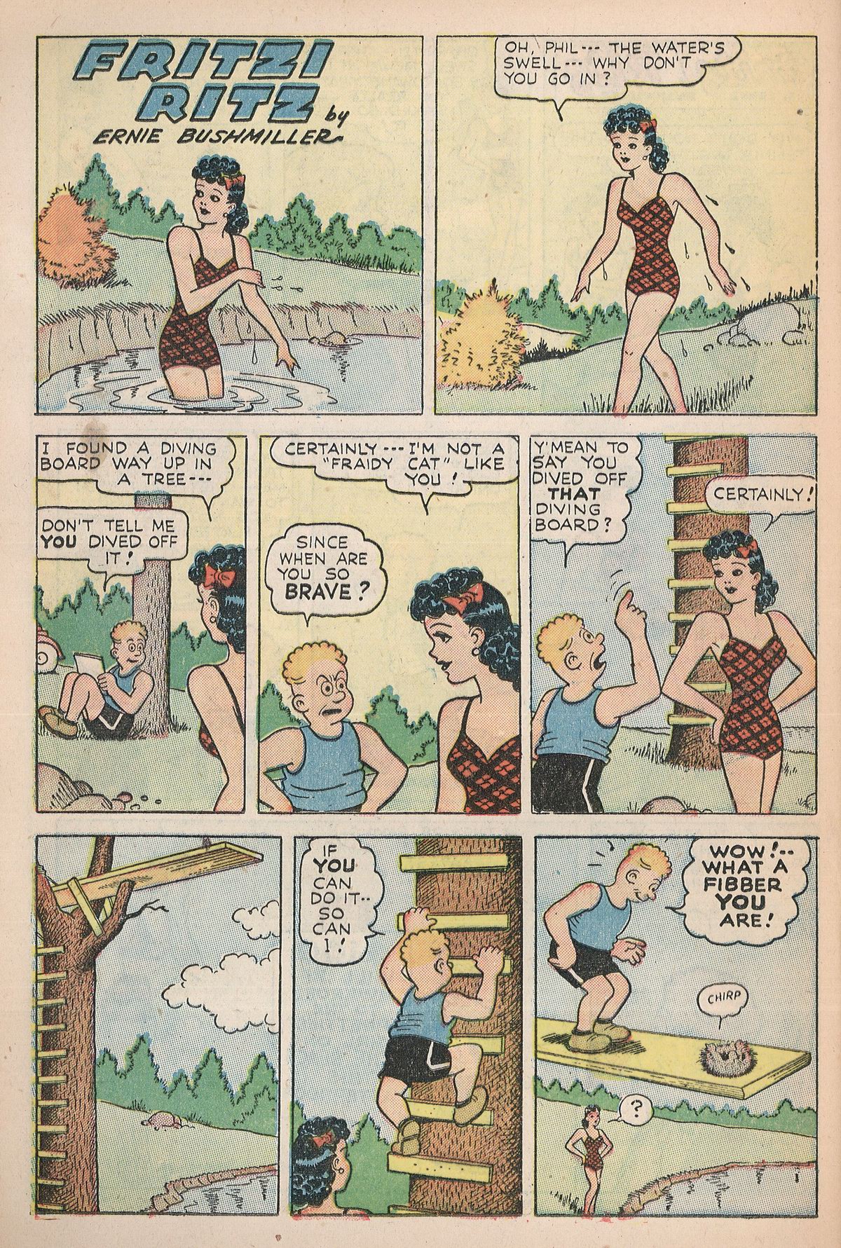 Read online Fritzi Ritz (1948) comic -  Issue #5 - 24