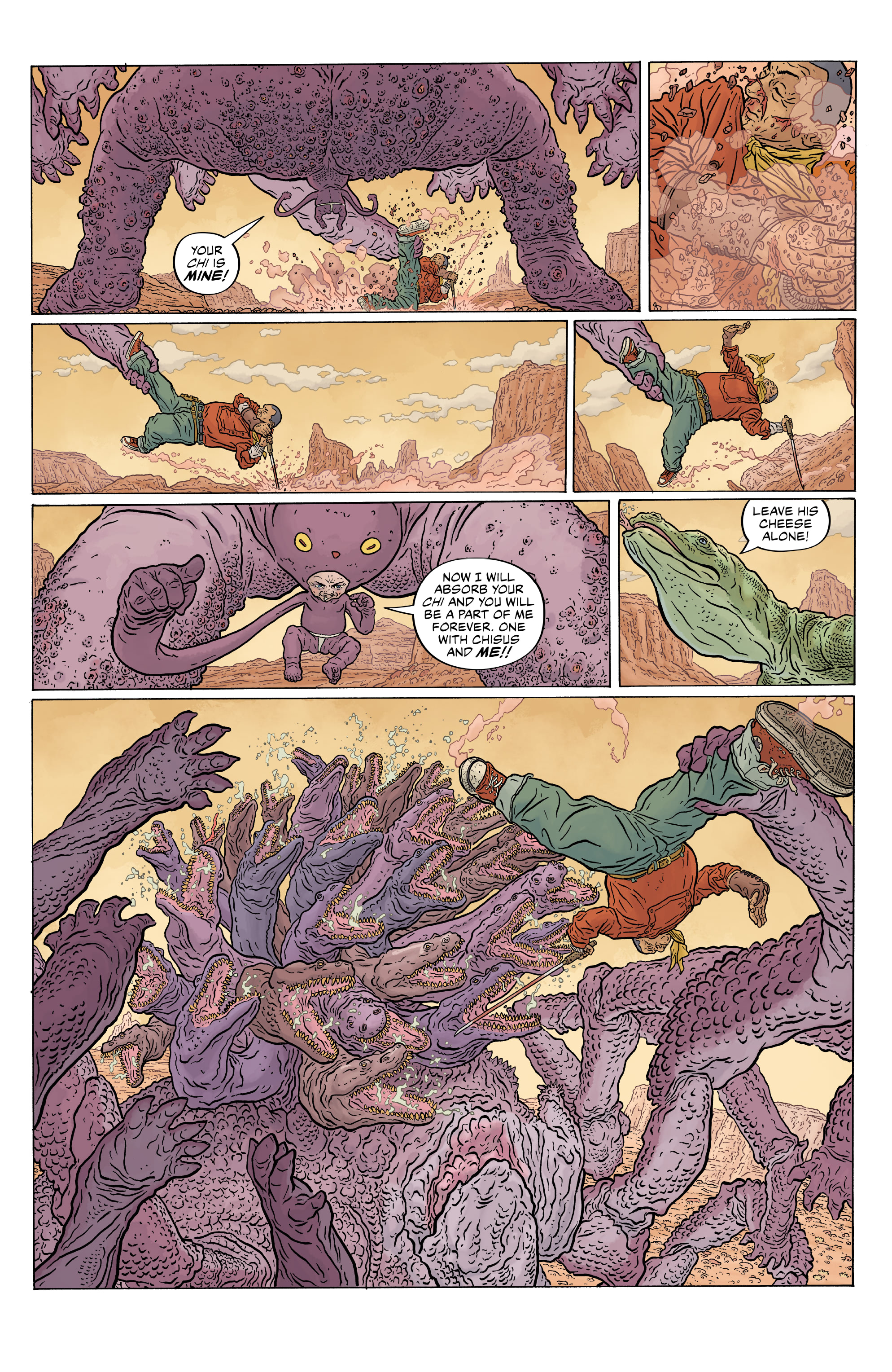 Read online Shaolin Cowboy: Cruel to Be Kin comic -  Issue #3 - 23