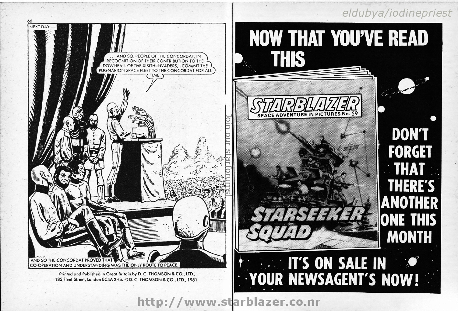 Read online Starblazer comic -  Issue #58 - 35