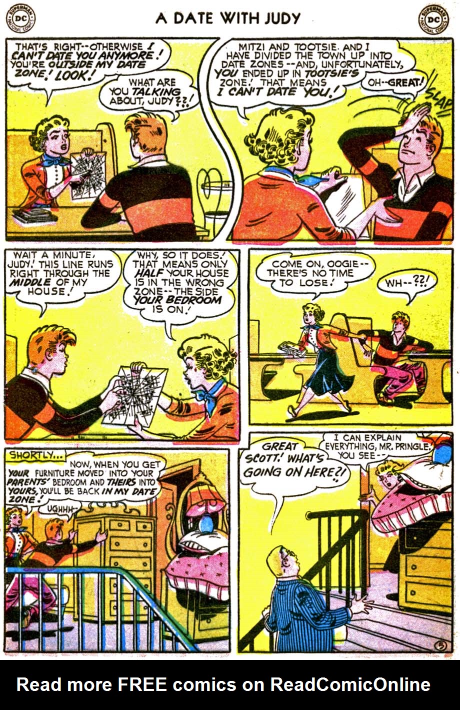 Read online A Date with Judy comic -  Issue #50 - 32
