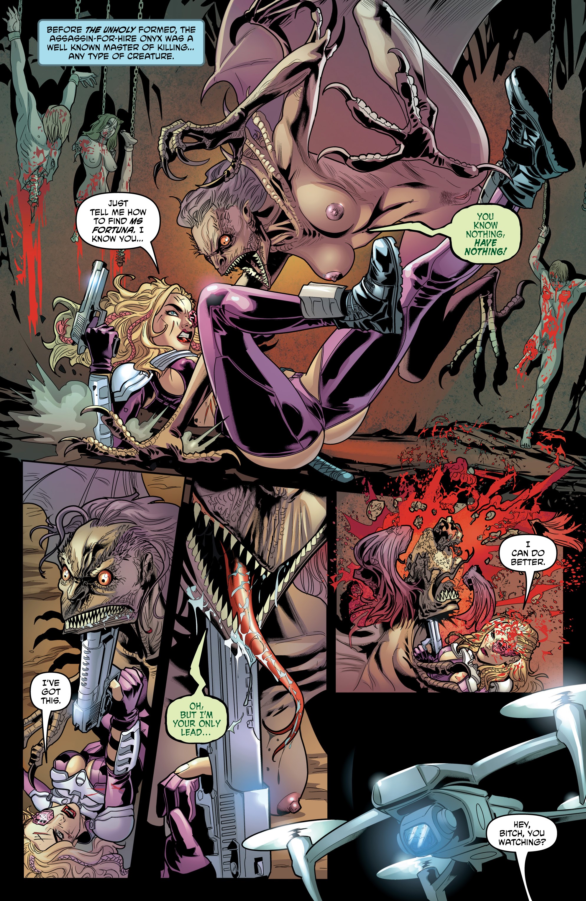 Read online Unholy: Argent vs Onyx comic -  Issue #0 - 5
